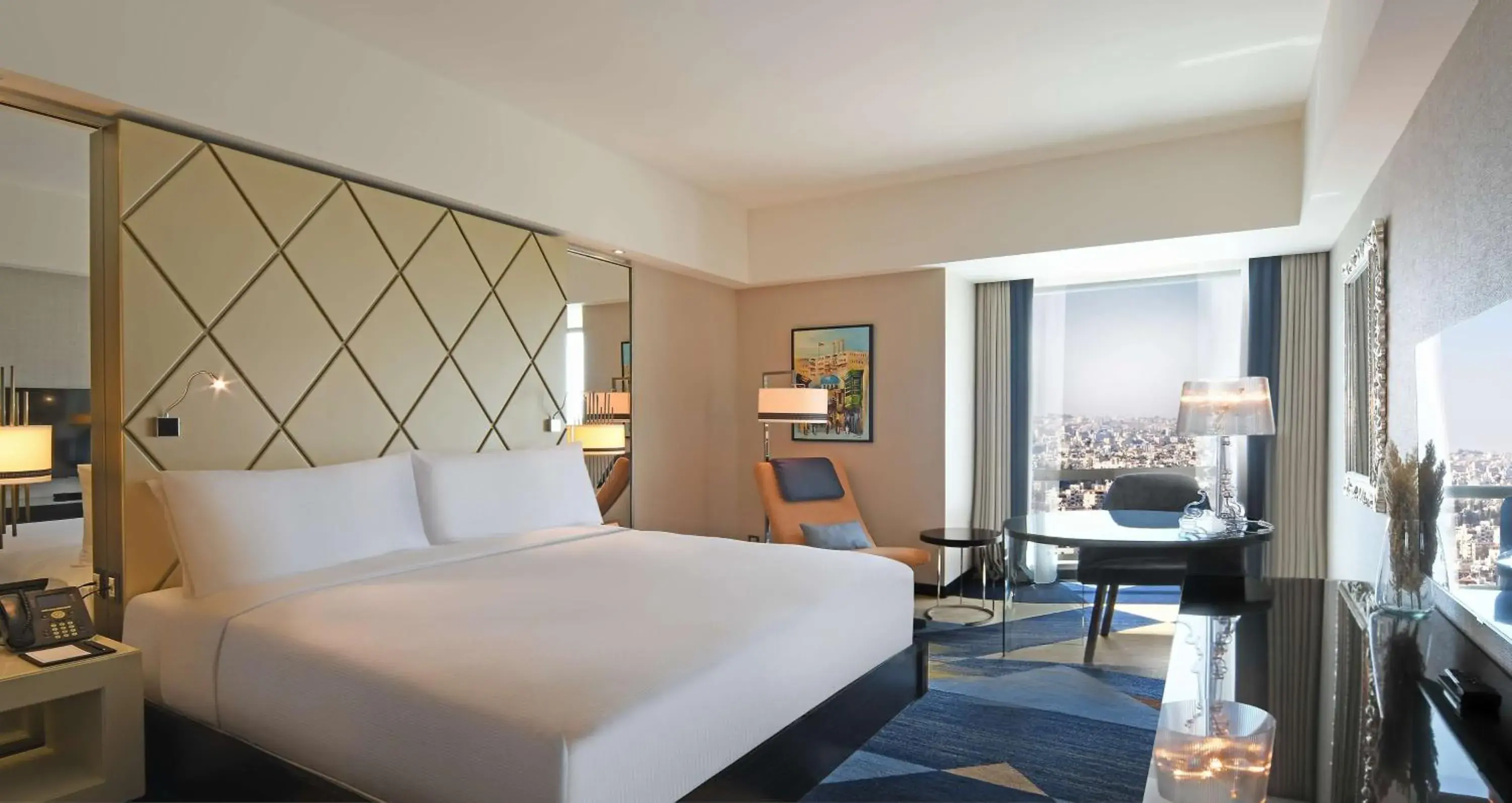 Bed in Hilton Amman Bed in Hilton Amman