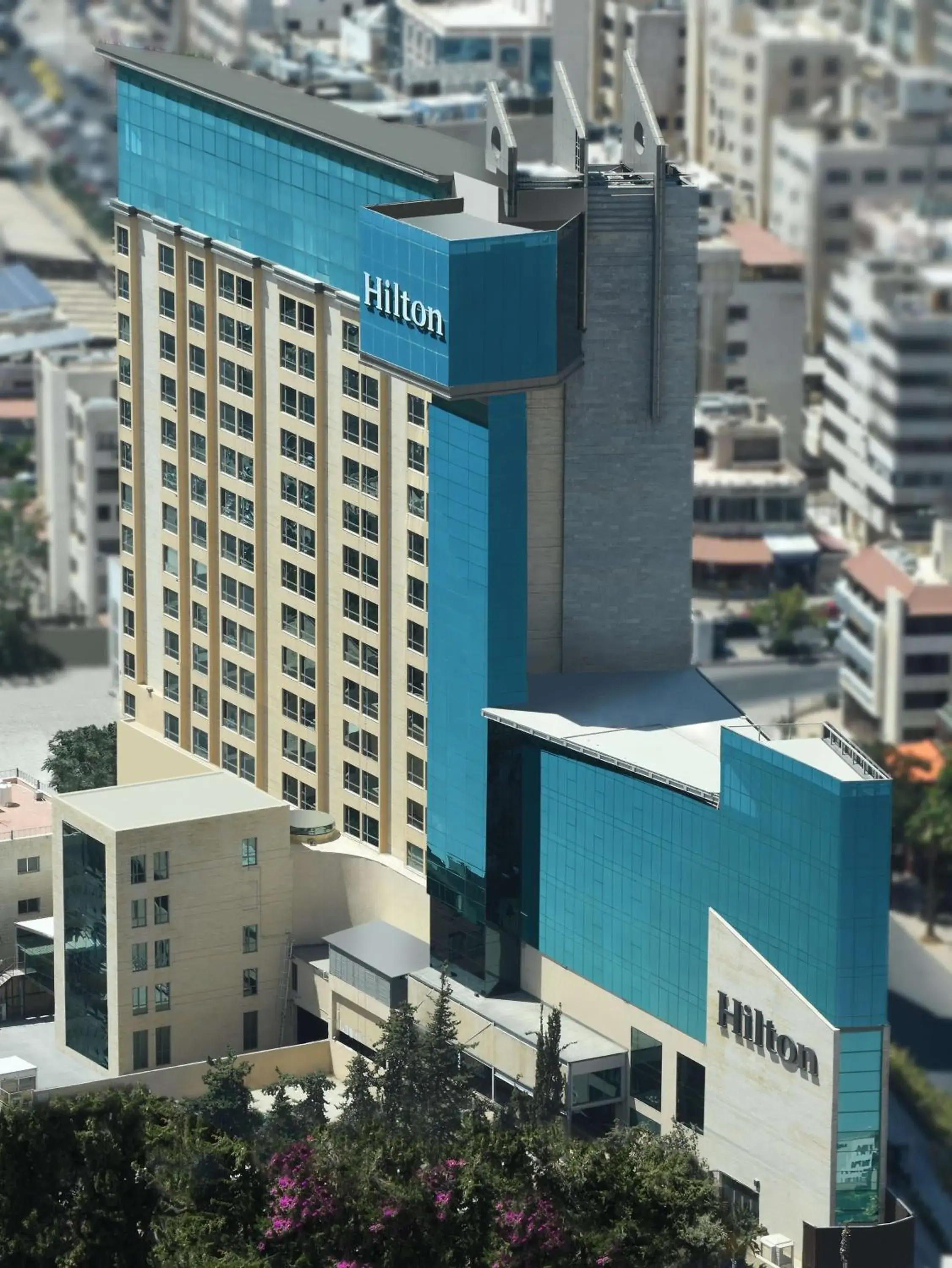 Property building in Hilton Amman Property building in Hilton Amman