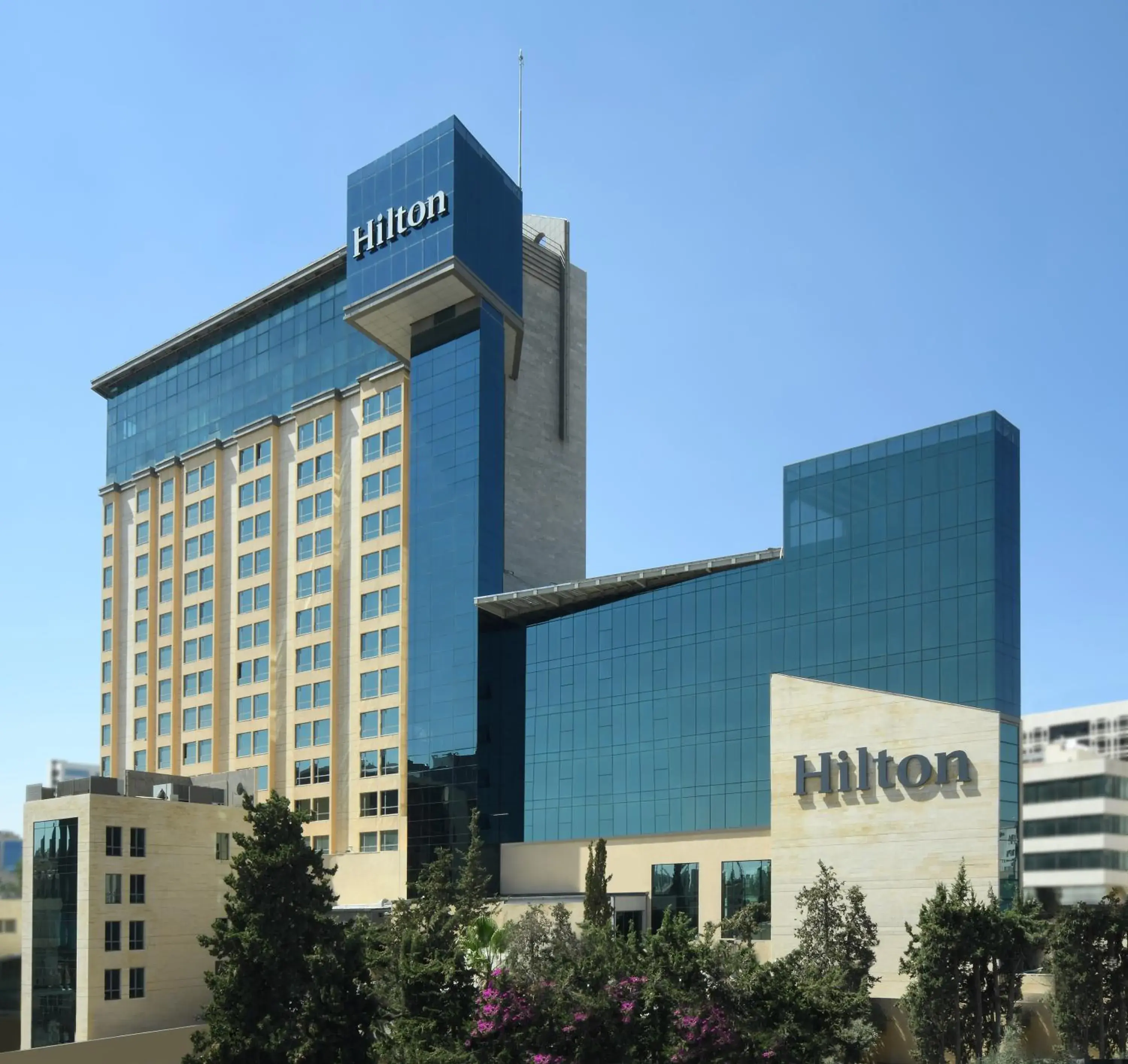 Property building in Hilton Amman Property building in Hilton Amman
