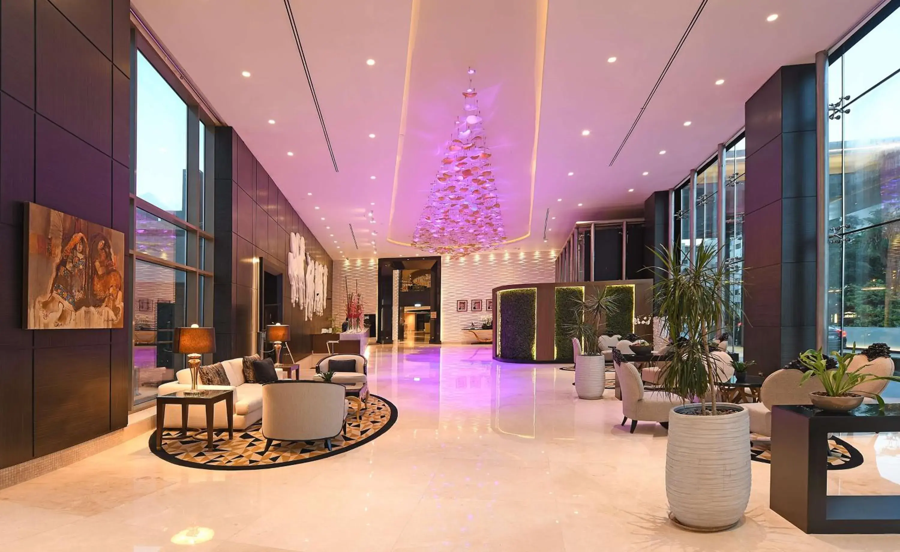 Lobby or reception in Hilton Amman Lobby or reception in Hilton Amman