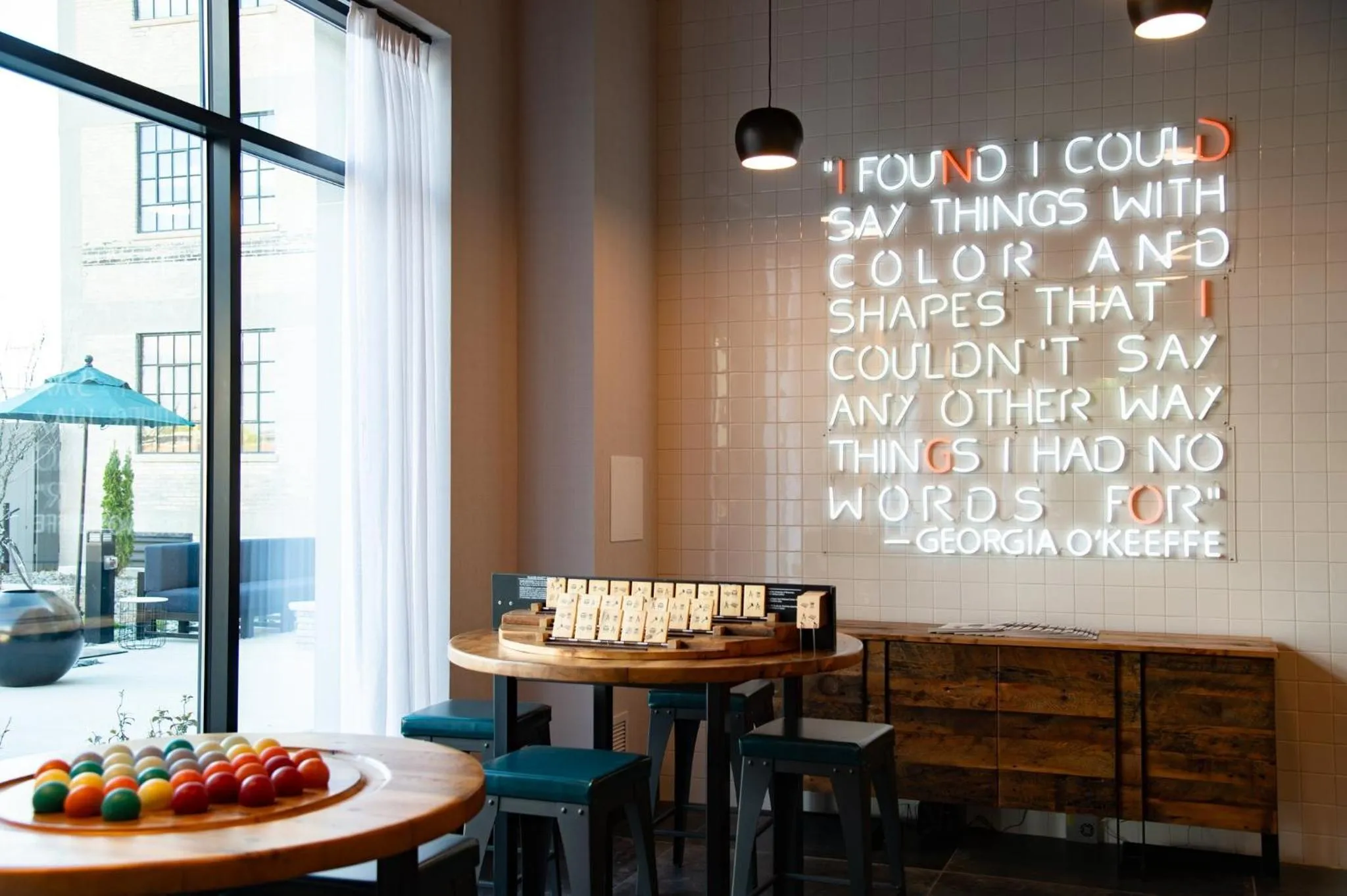 Decorative detail in Hotel Indigo - Madison Downtown by IHG