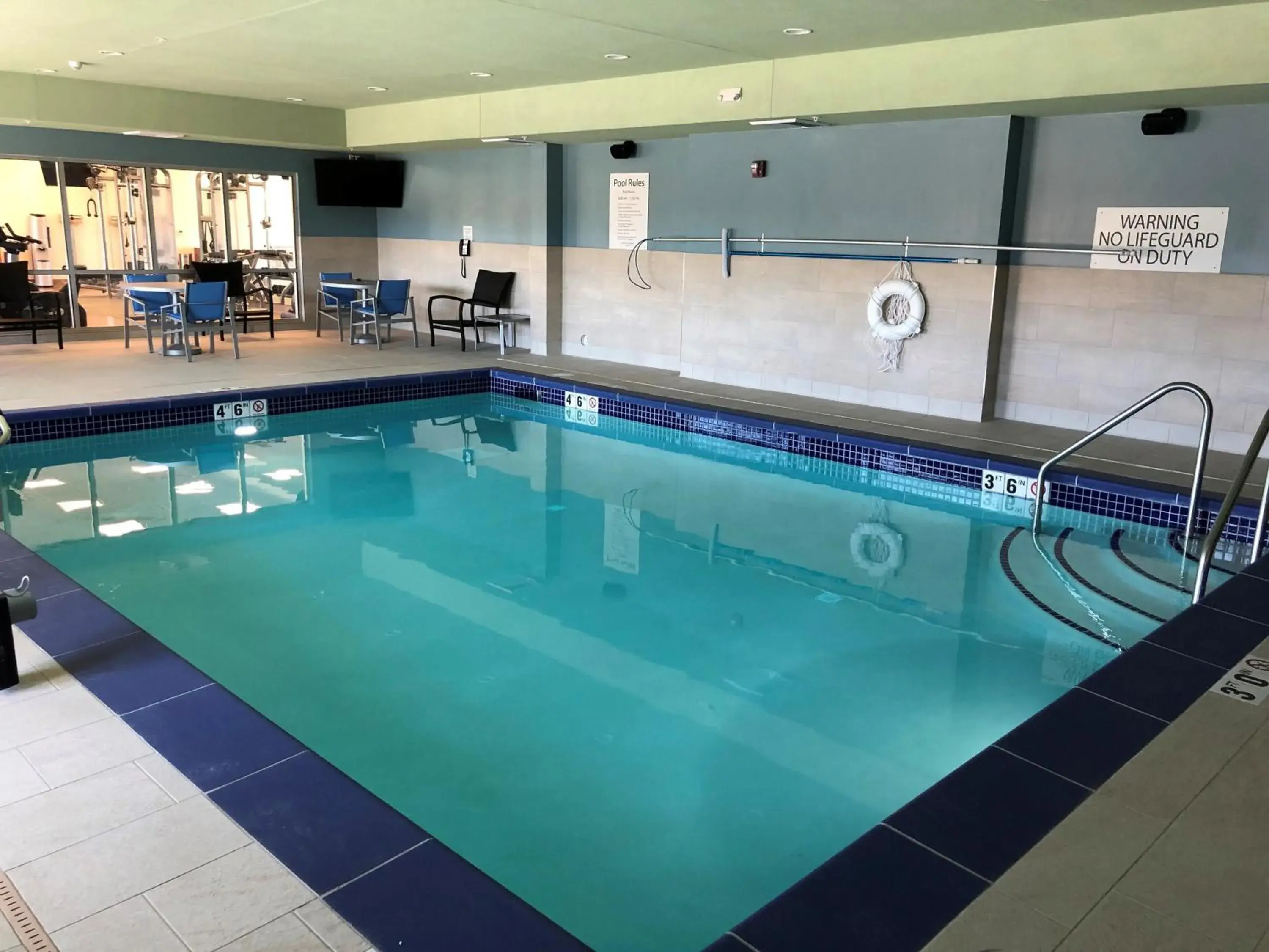 Pool view in Holiday Inn Express & Suites - Springfield North by IHG Pool view in Holiday Inn Express & Suites - Springfield North by IHG