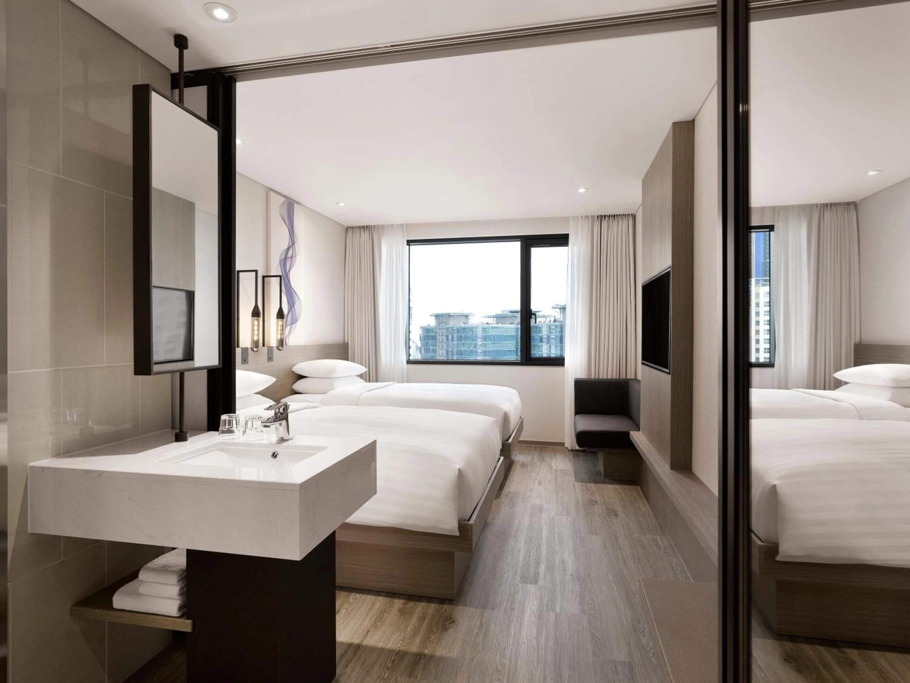 Property building, Bed in Fairfield by Marriott Busan
