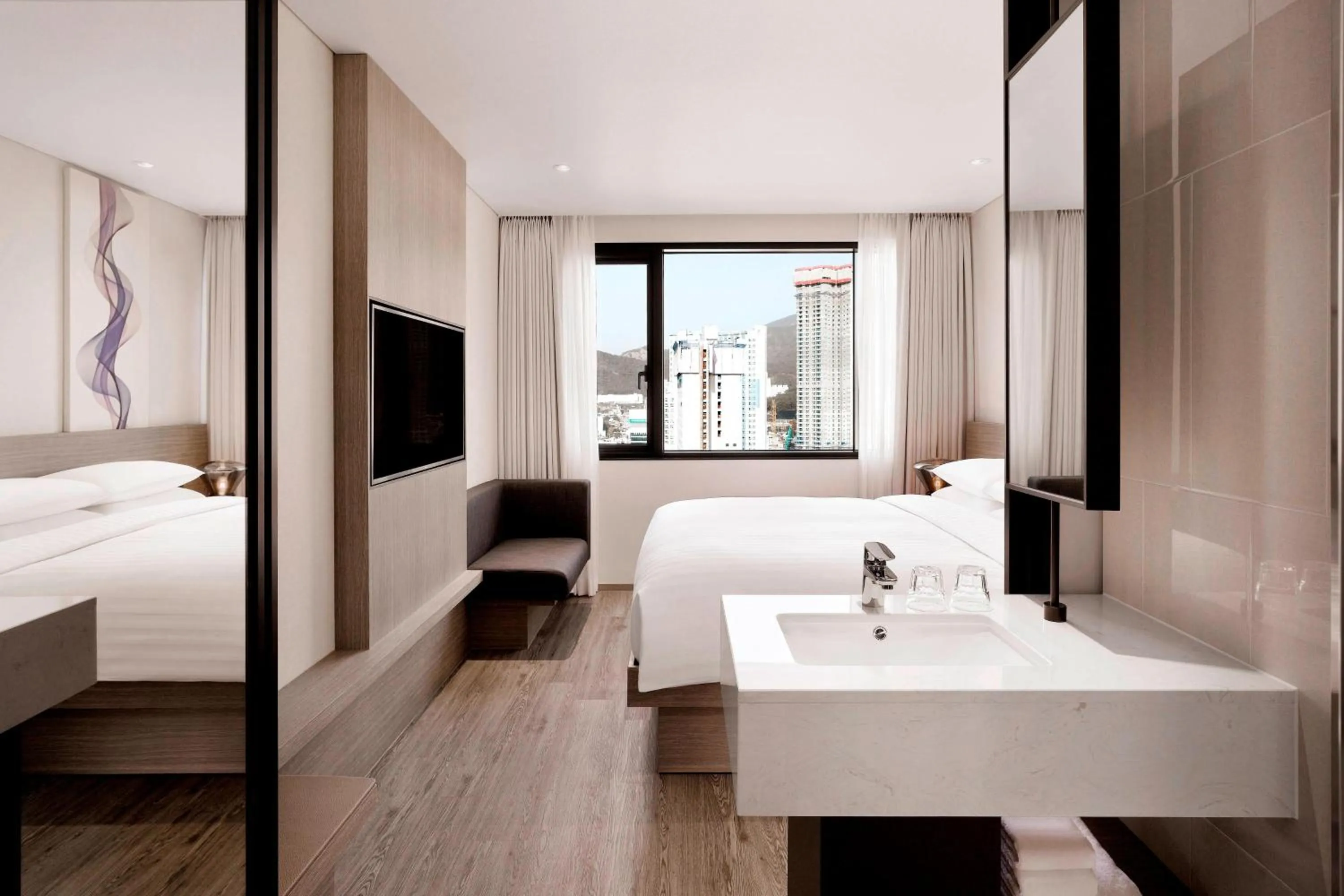 Photo of the whole room, Bed in Fairfield by Marriott Busan