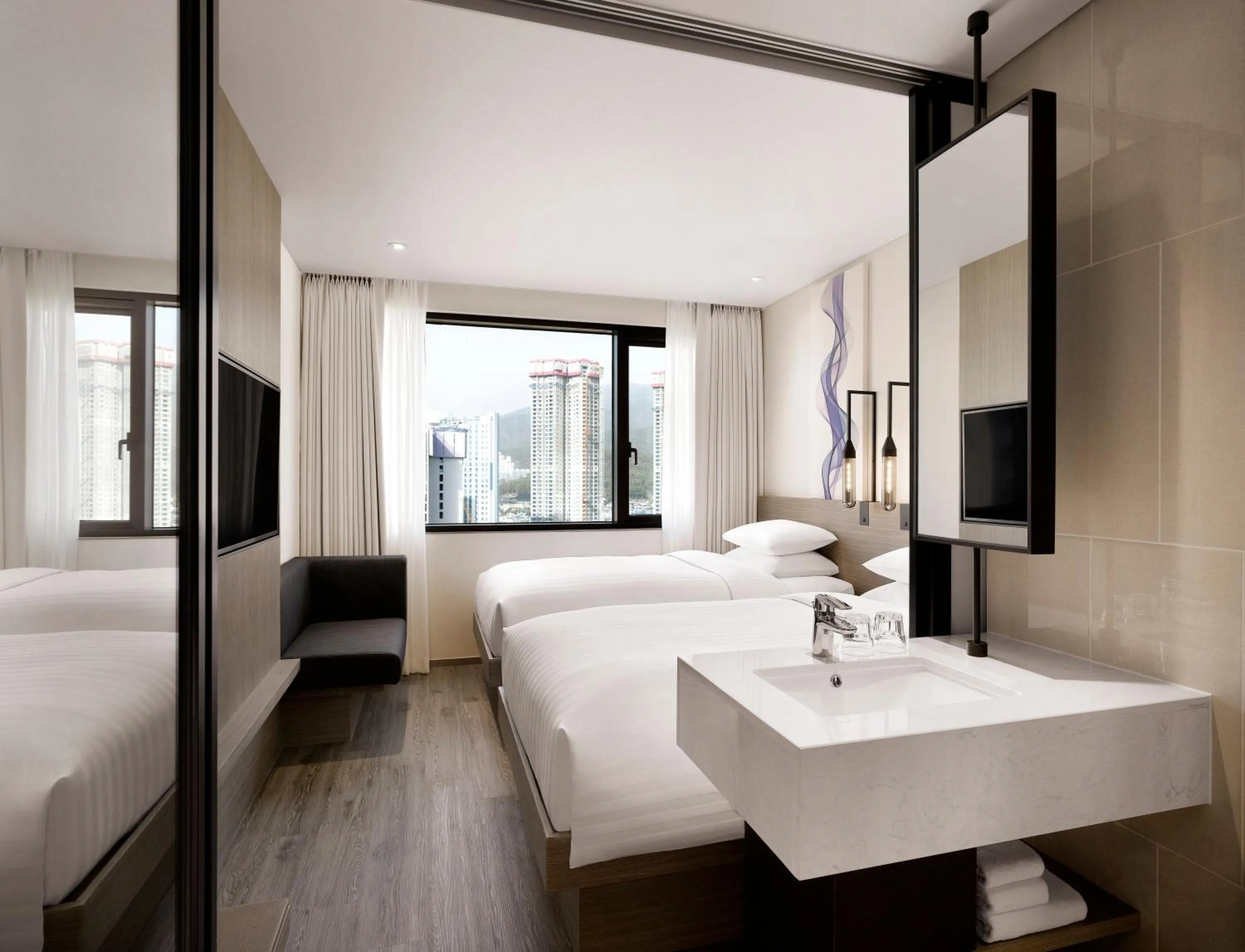 Property building, Bed in Fairfield by Marriott Busan