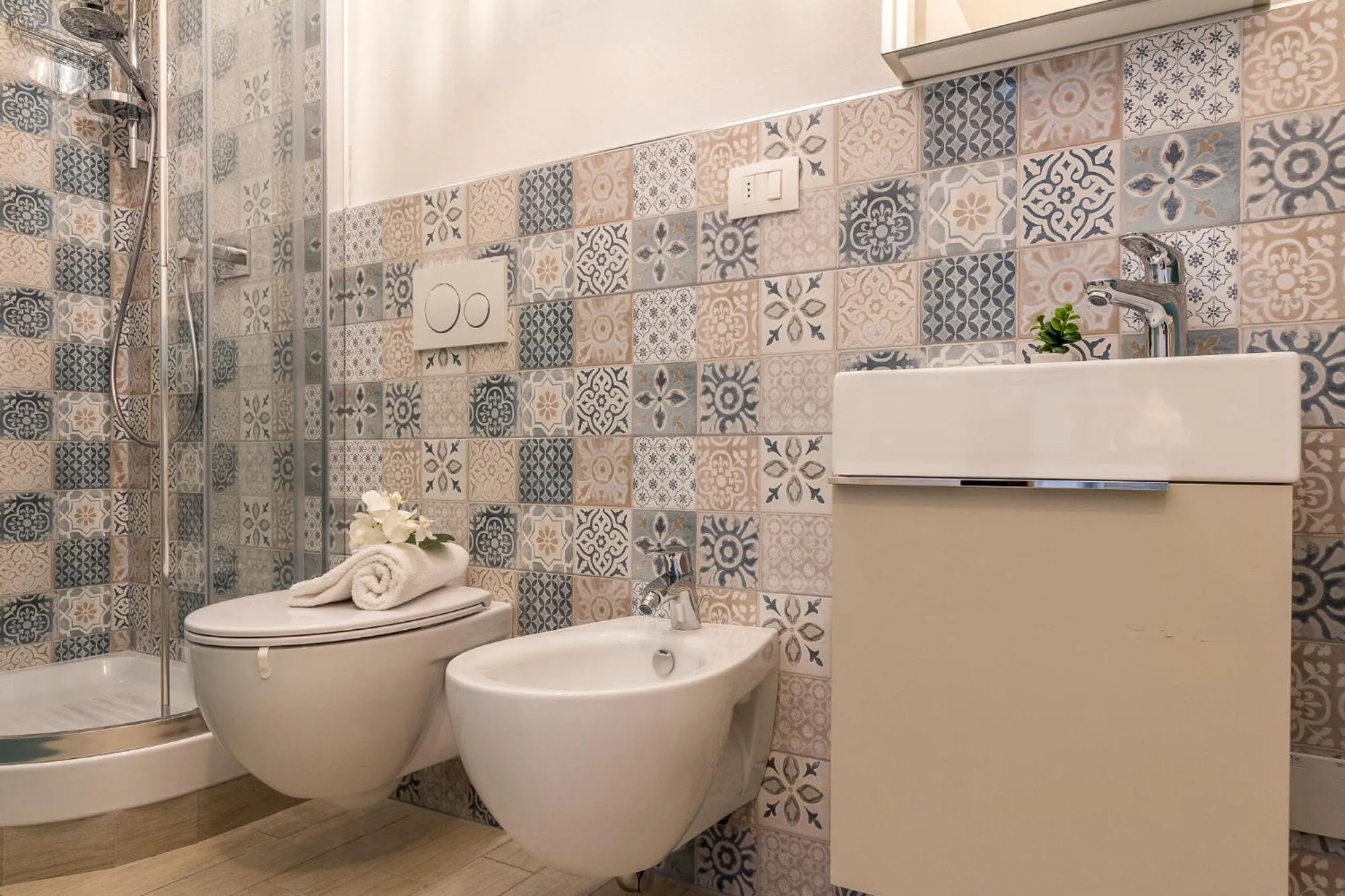Bathroom in Emma & Olga Apartments -In the city Centre-