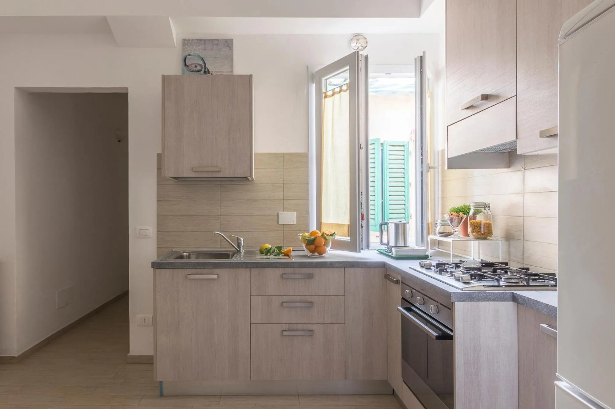Kitchen or kitchenette in Emma & Olga Apartments -In the city Centre-