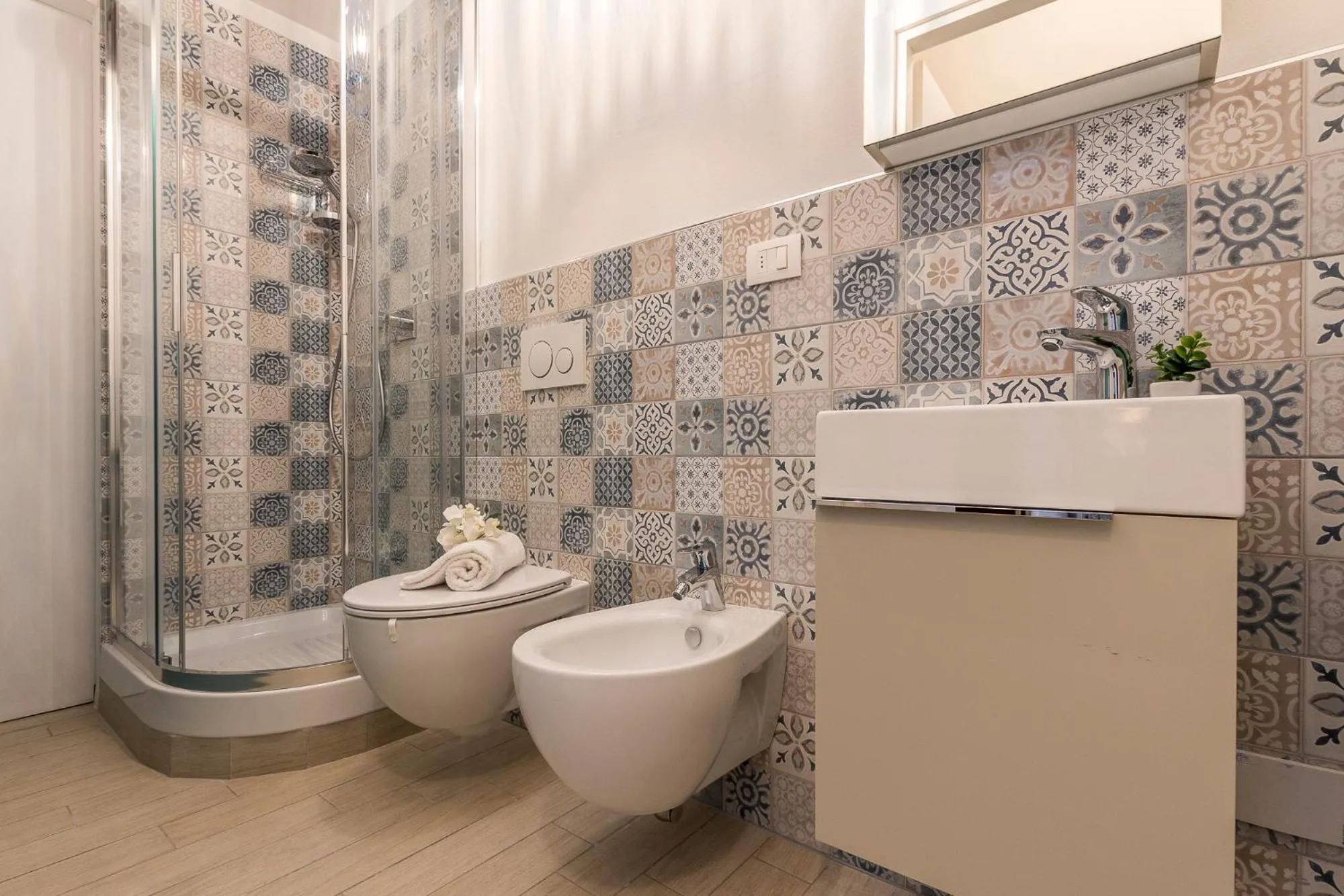 Bathroom in Emma & Olga Apartments -In the city Centre-