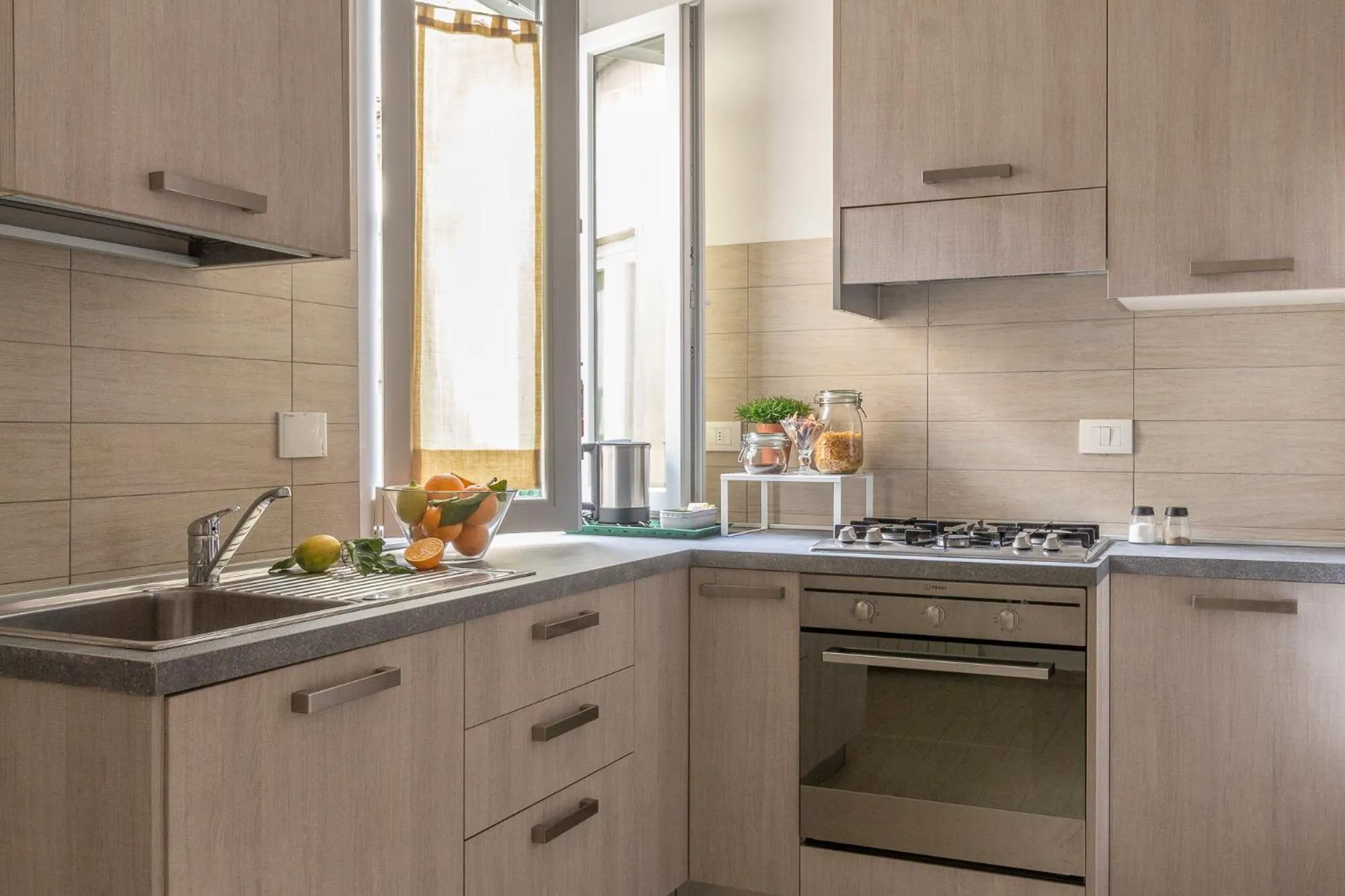 Kitchen or kitchenette in Emma & Olga Apartments -In the city Centre-