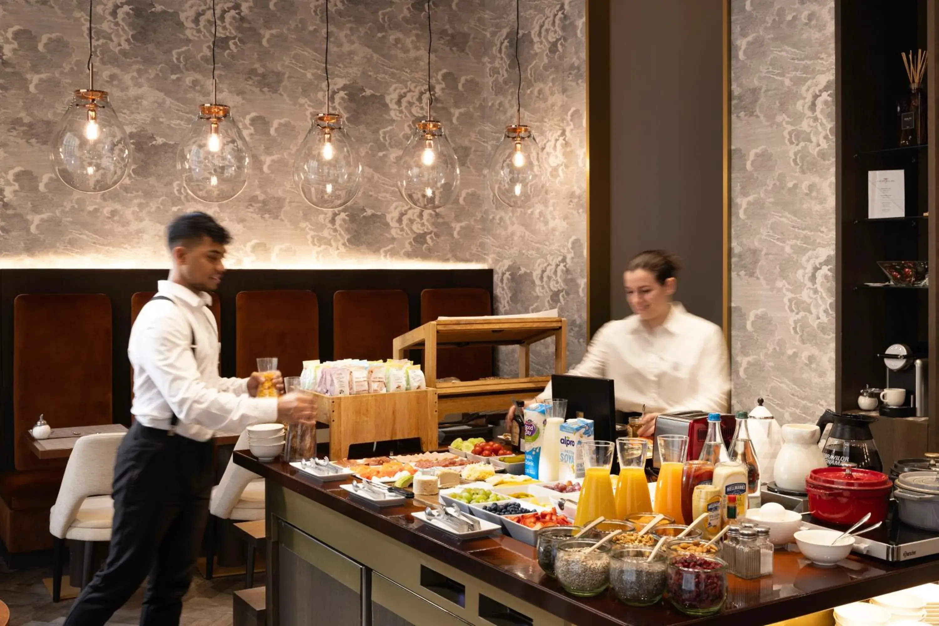 Buffet breakfast in Hotel D Geneva Buffet breakfast in Hotel D Geneva