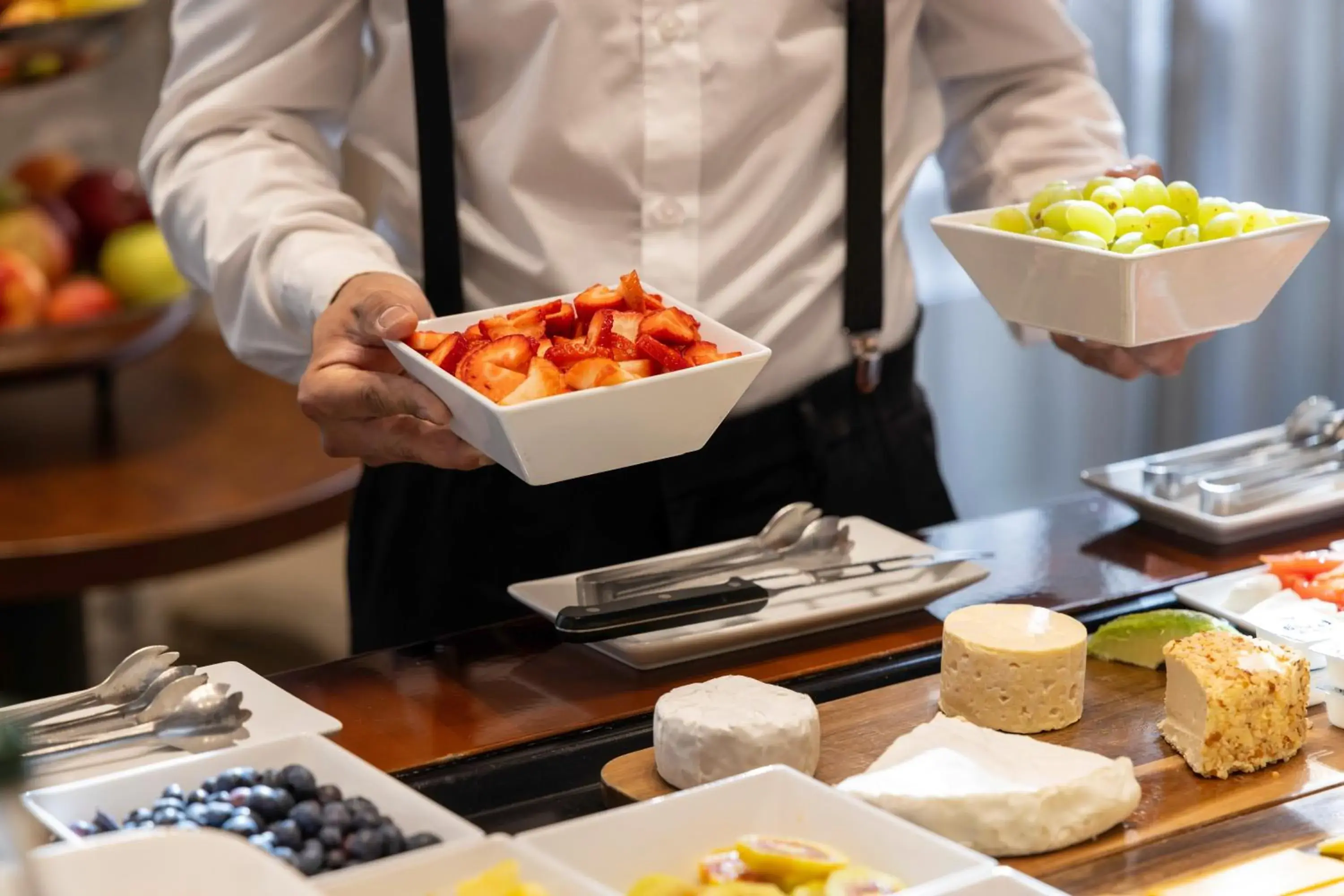 Buffet breakfast in Hotel D Geneva Buffet breakfast in Hotel D Geneva