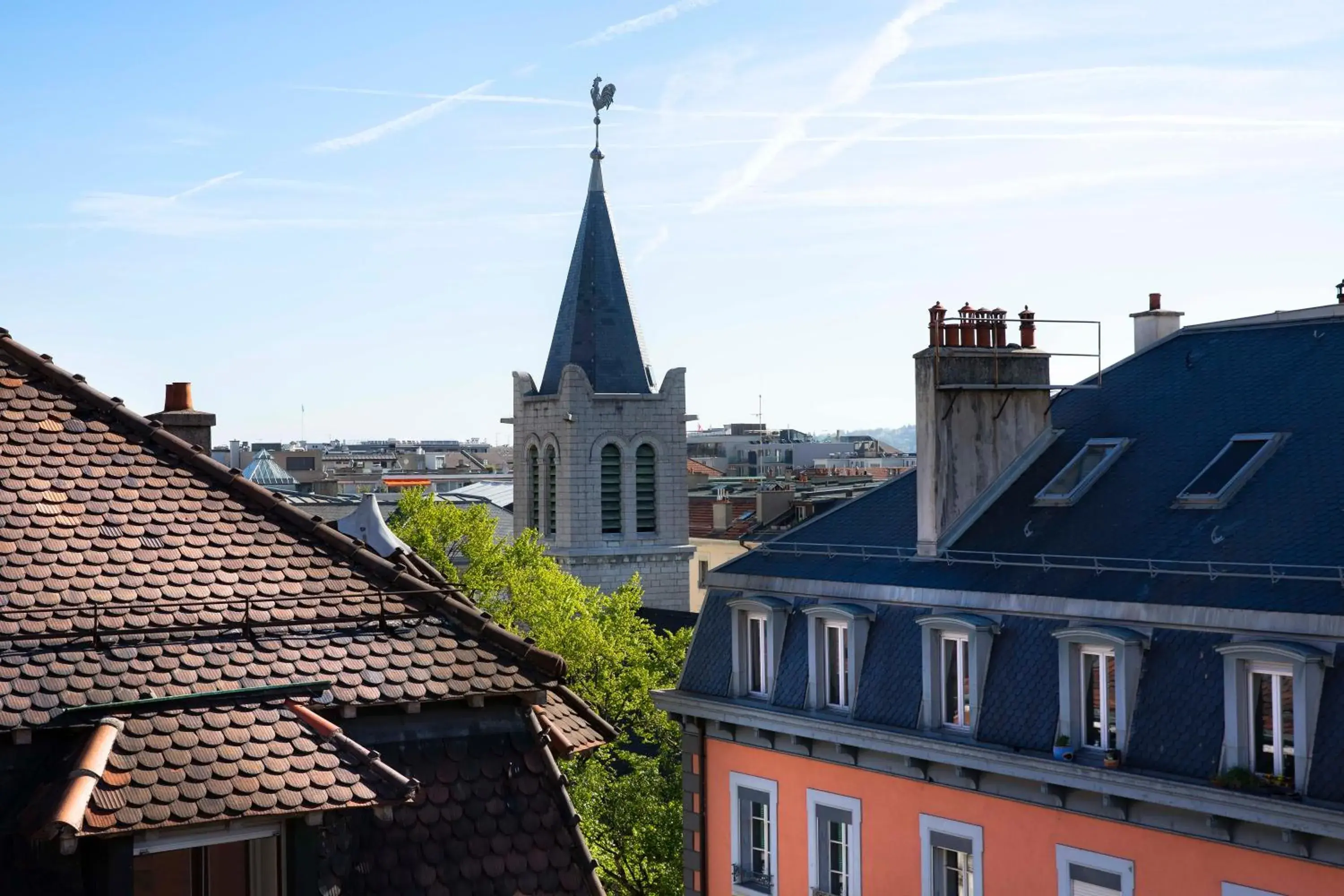 City view in Hotel D Geneva City view in Hotel D Geneva
