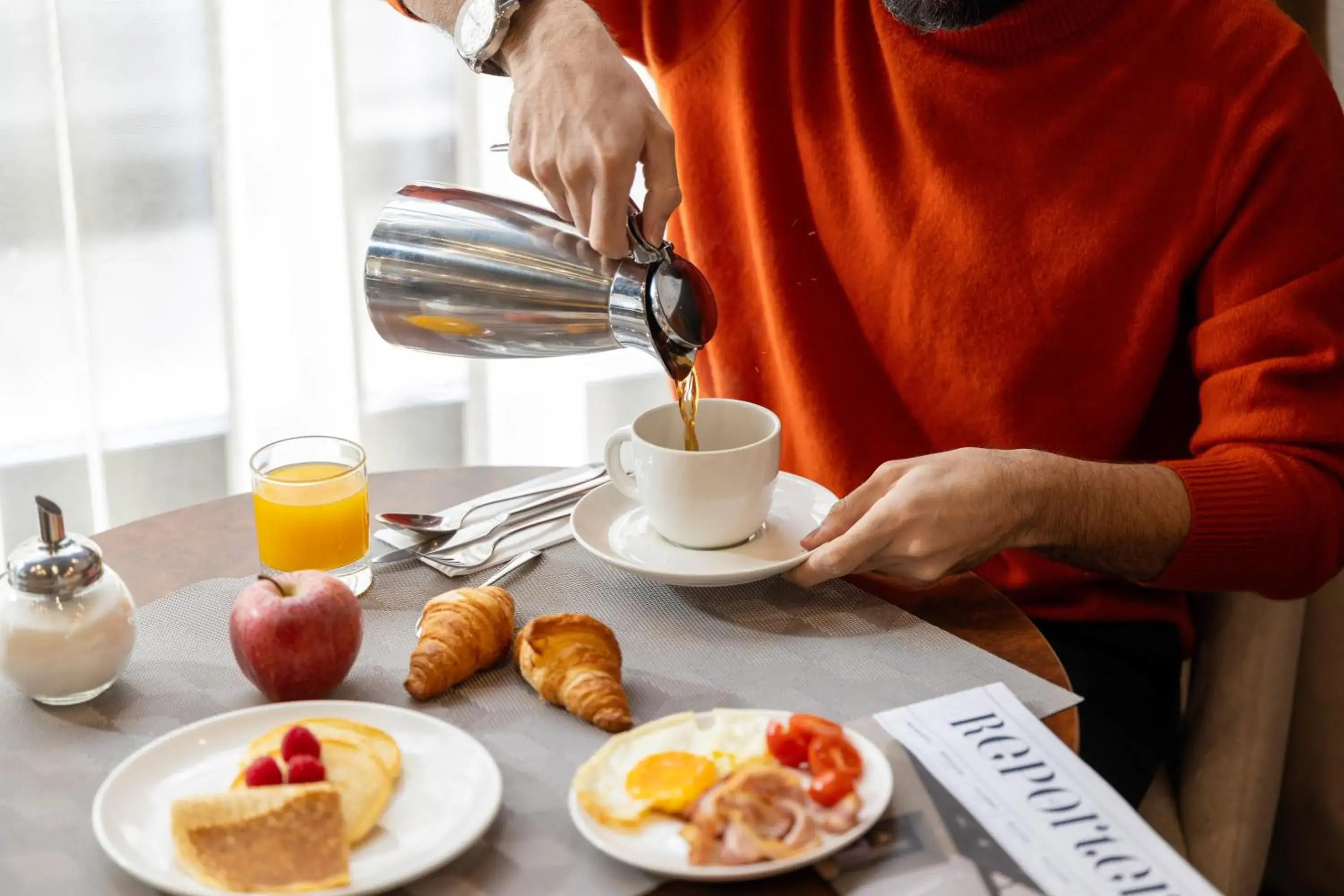 Breakfast in Hotel D Geneva Breakfast in Hotel D Geneva