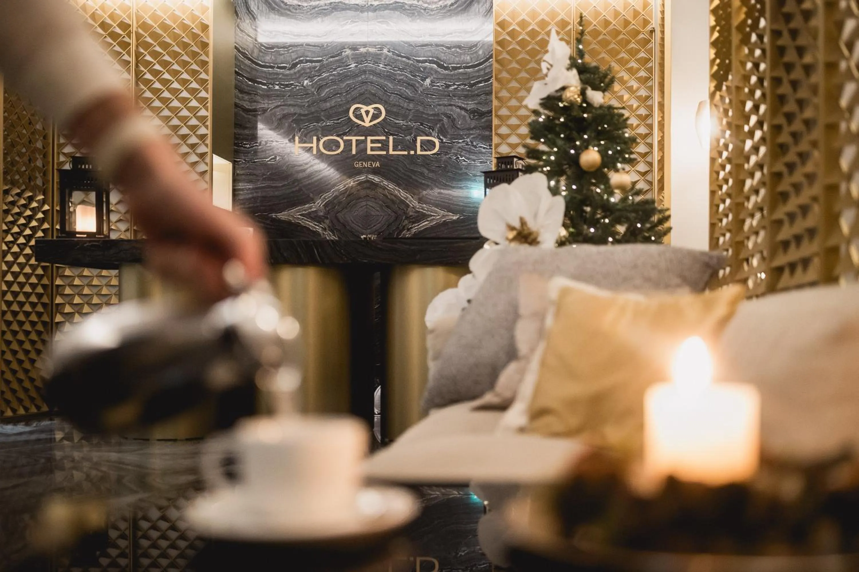 Lobby or reception in Hotel D Geneva