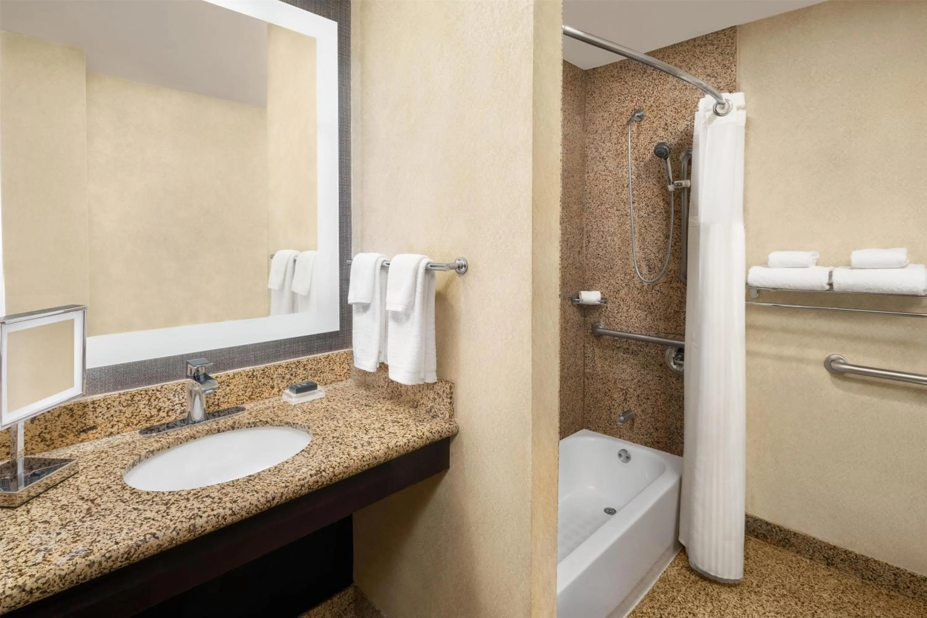 Bathroom in Hilton Fort Worth