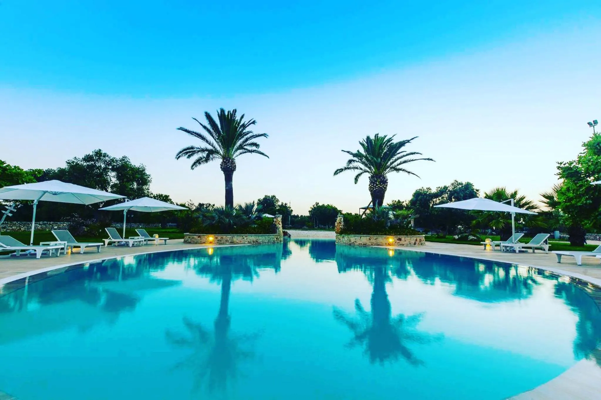 Swimming pool in Masseria Valente