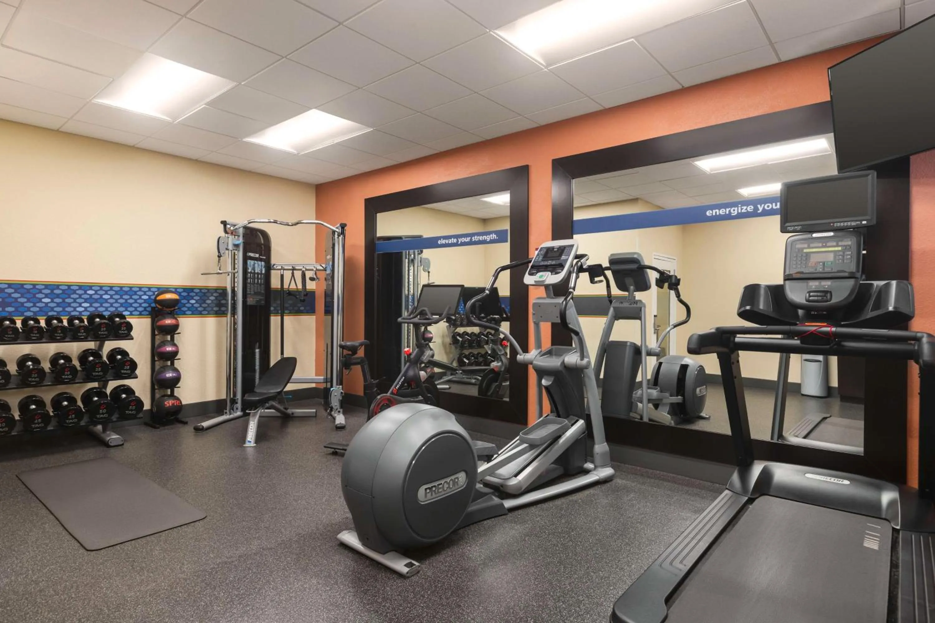 Fitness centre/facilities in Hampton Inn Pembroke Pines