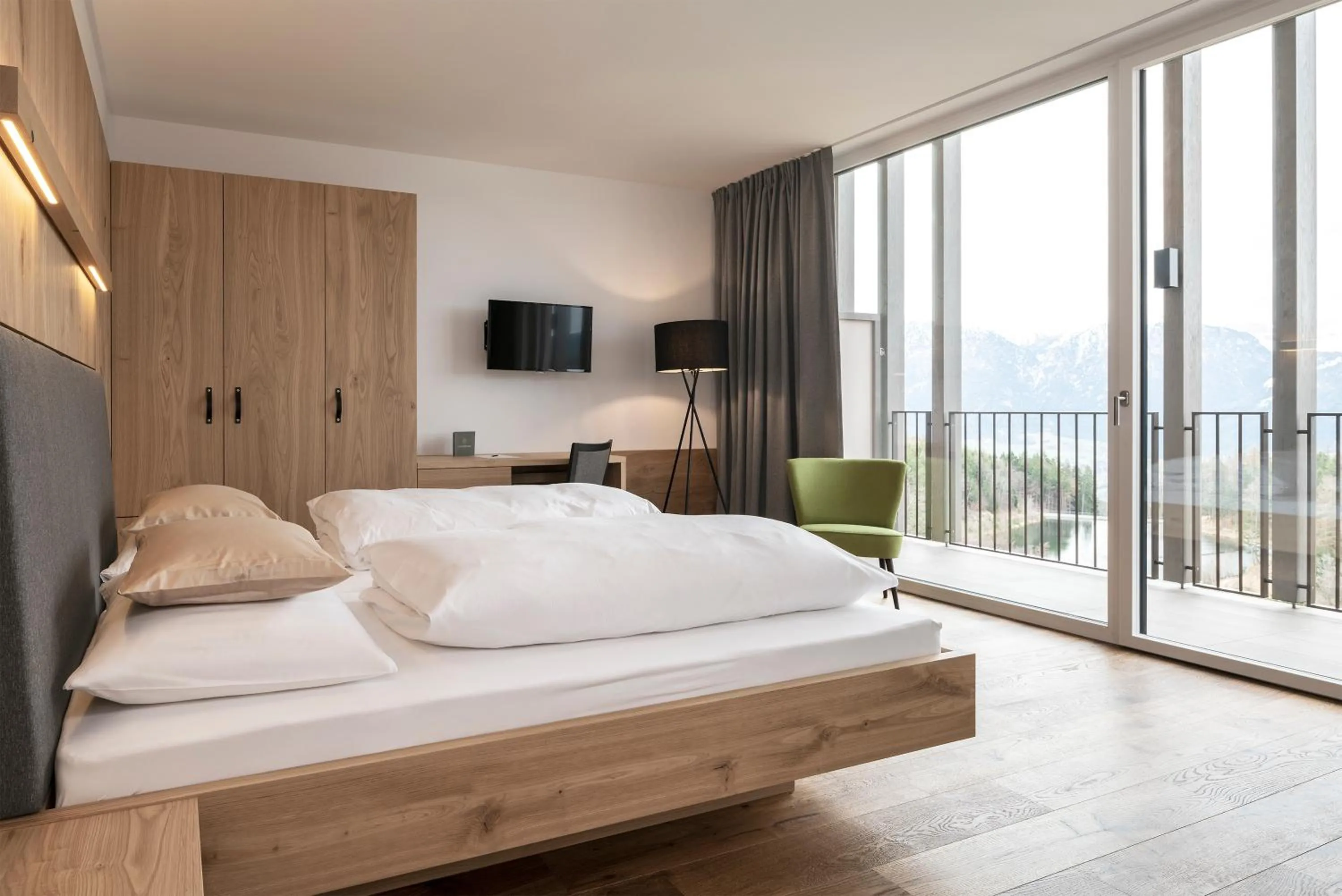 Bed in Hotel Lichtenstern