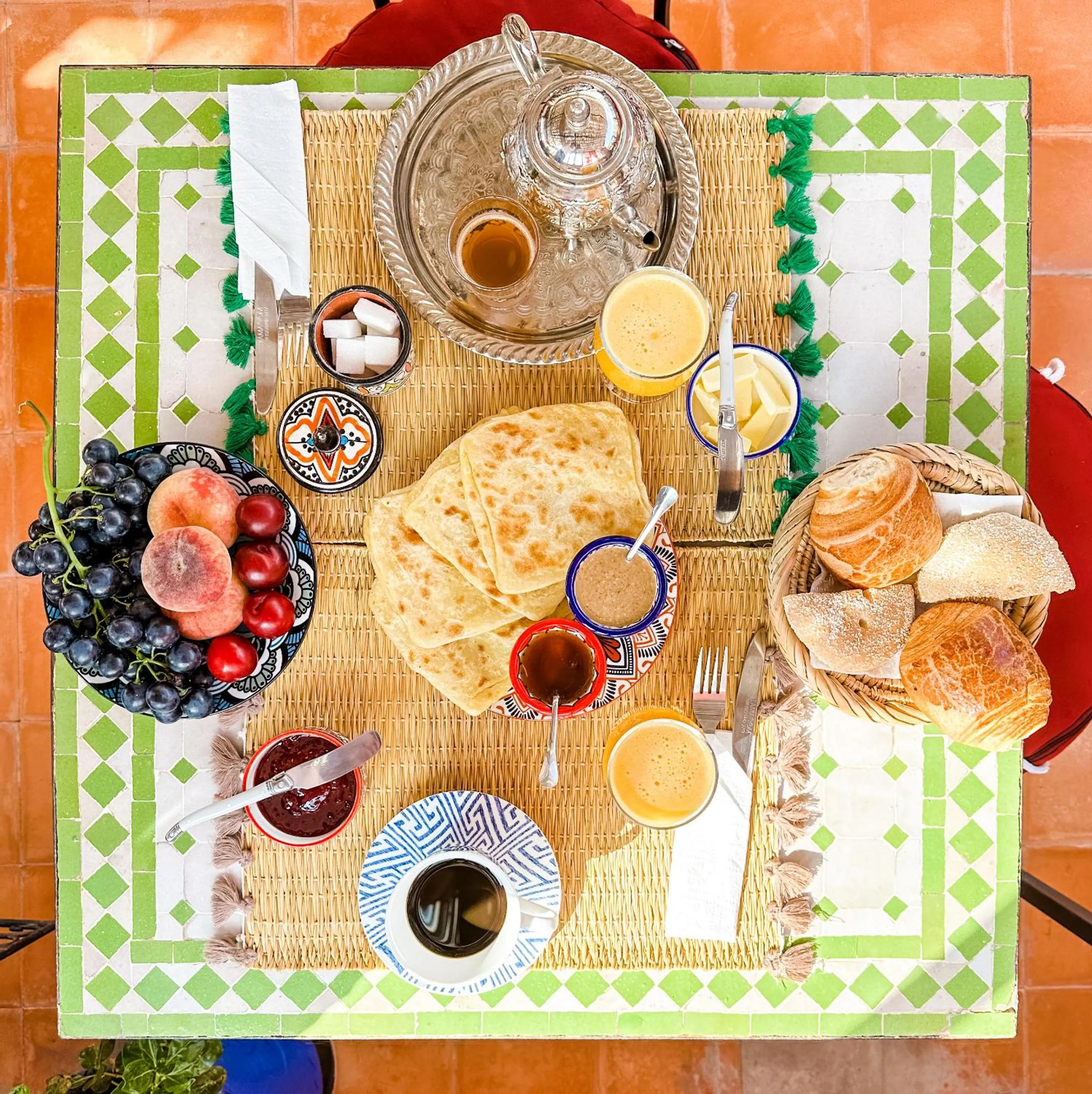 Breakfast in Riad Bianca Marrakech