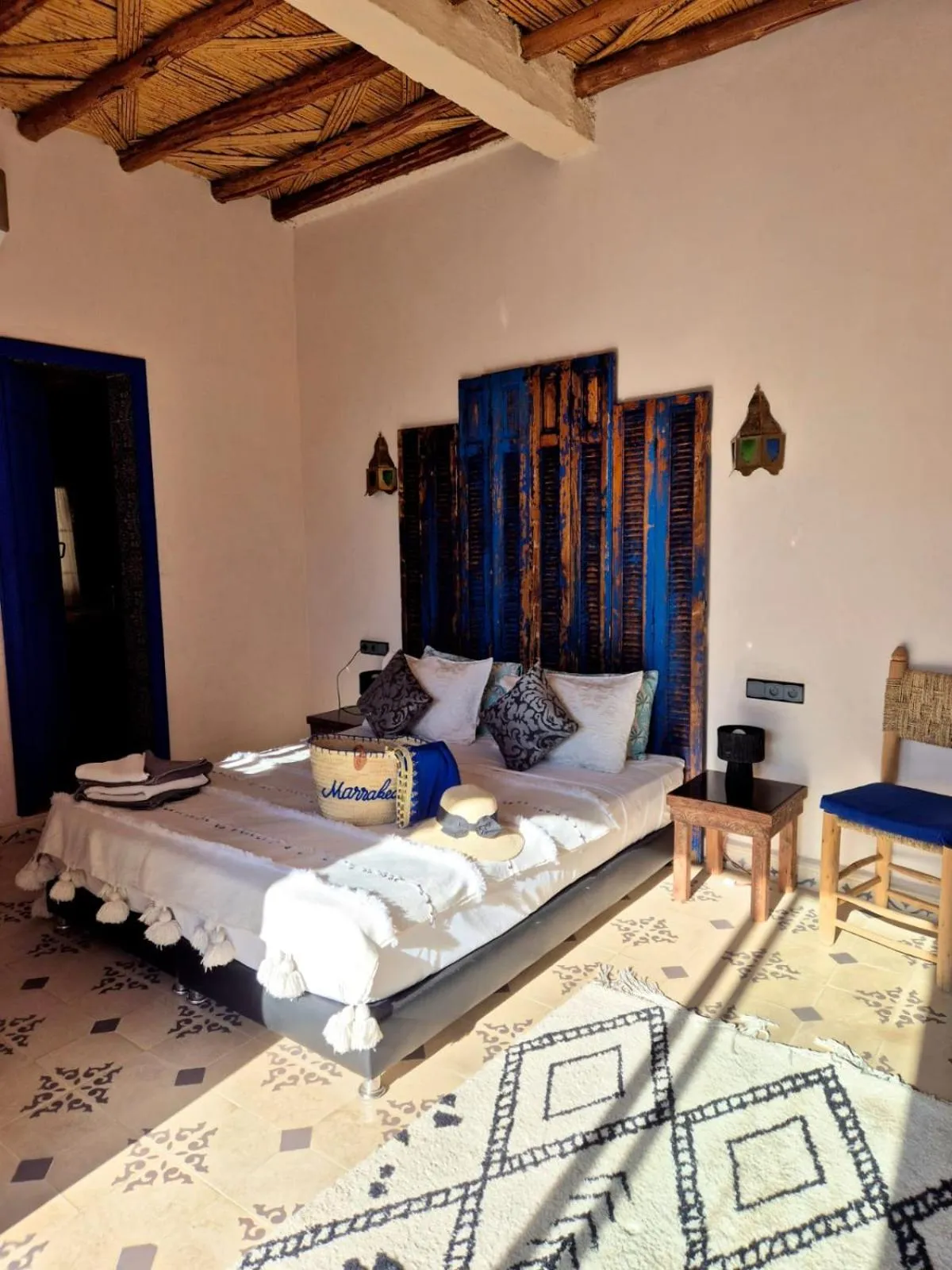 Photo of the whole room, Bed in Riad Bianca Marrakech