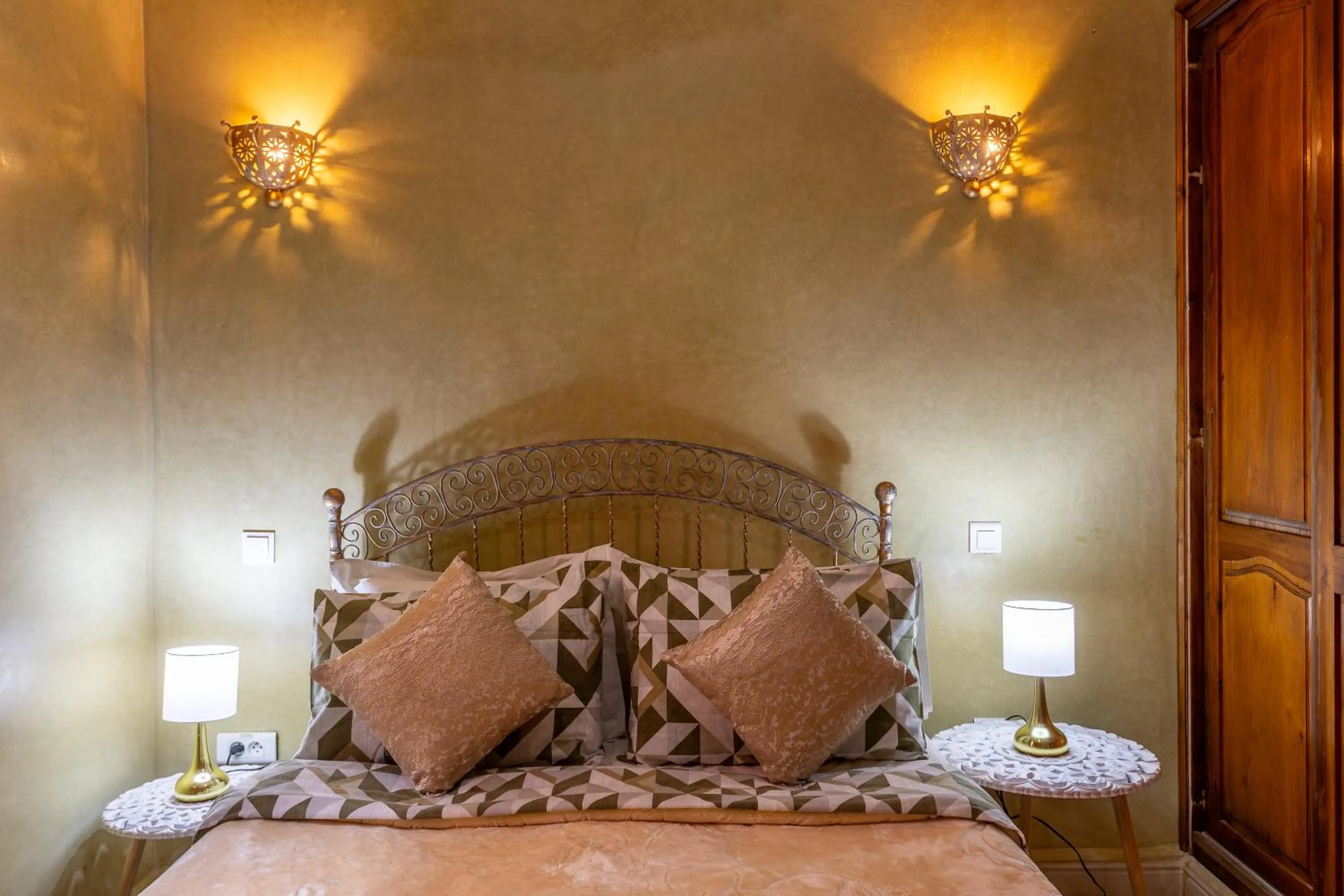 Bedroom, Bed in Riad Bianca Marrakech