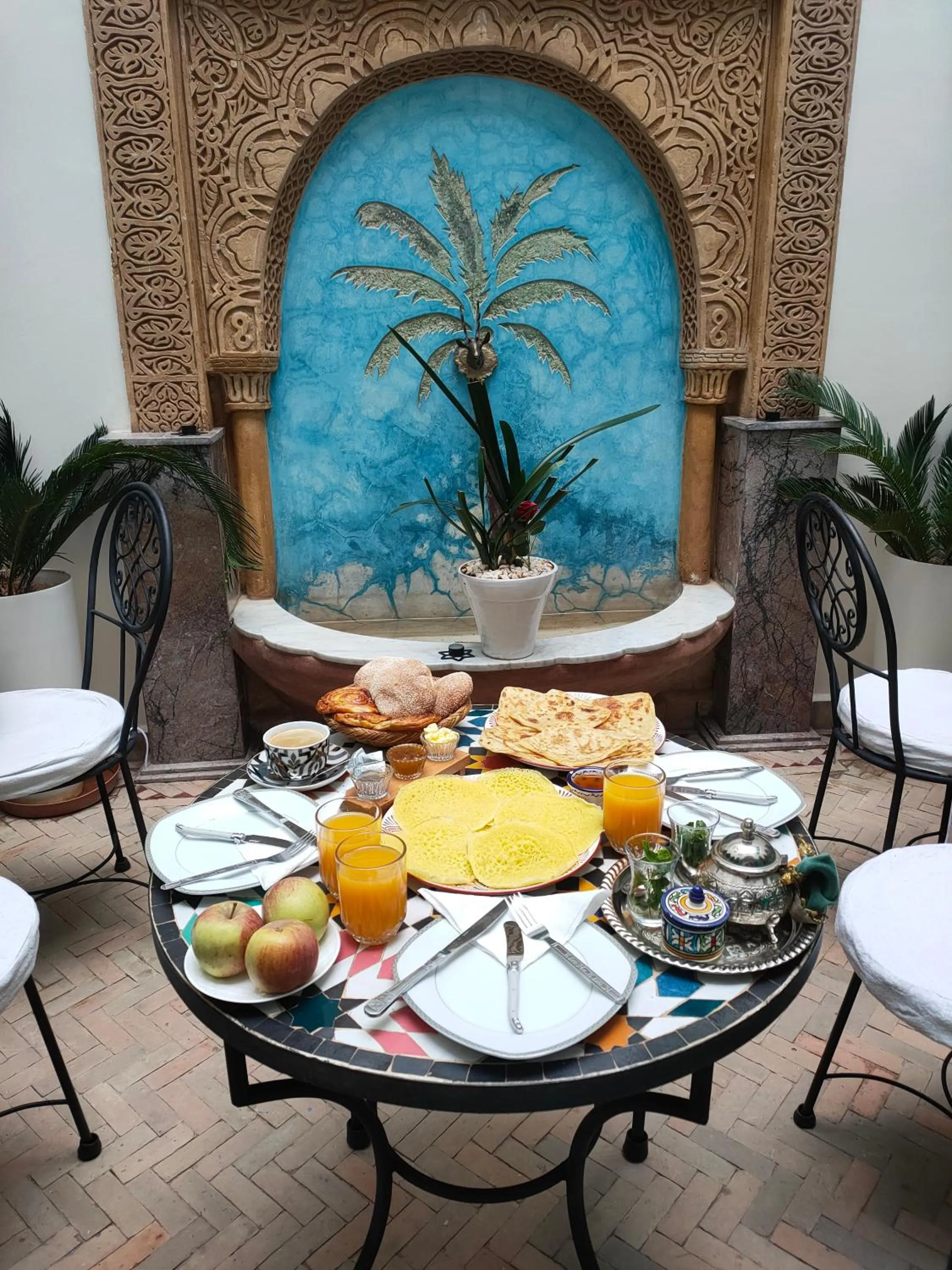 Breakfast in Riad Bianca Marrakech