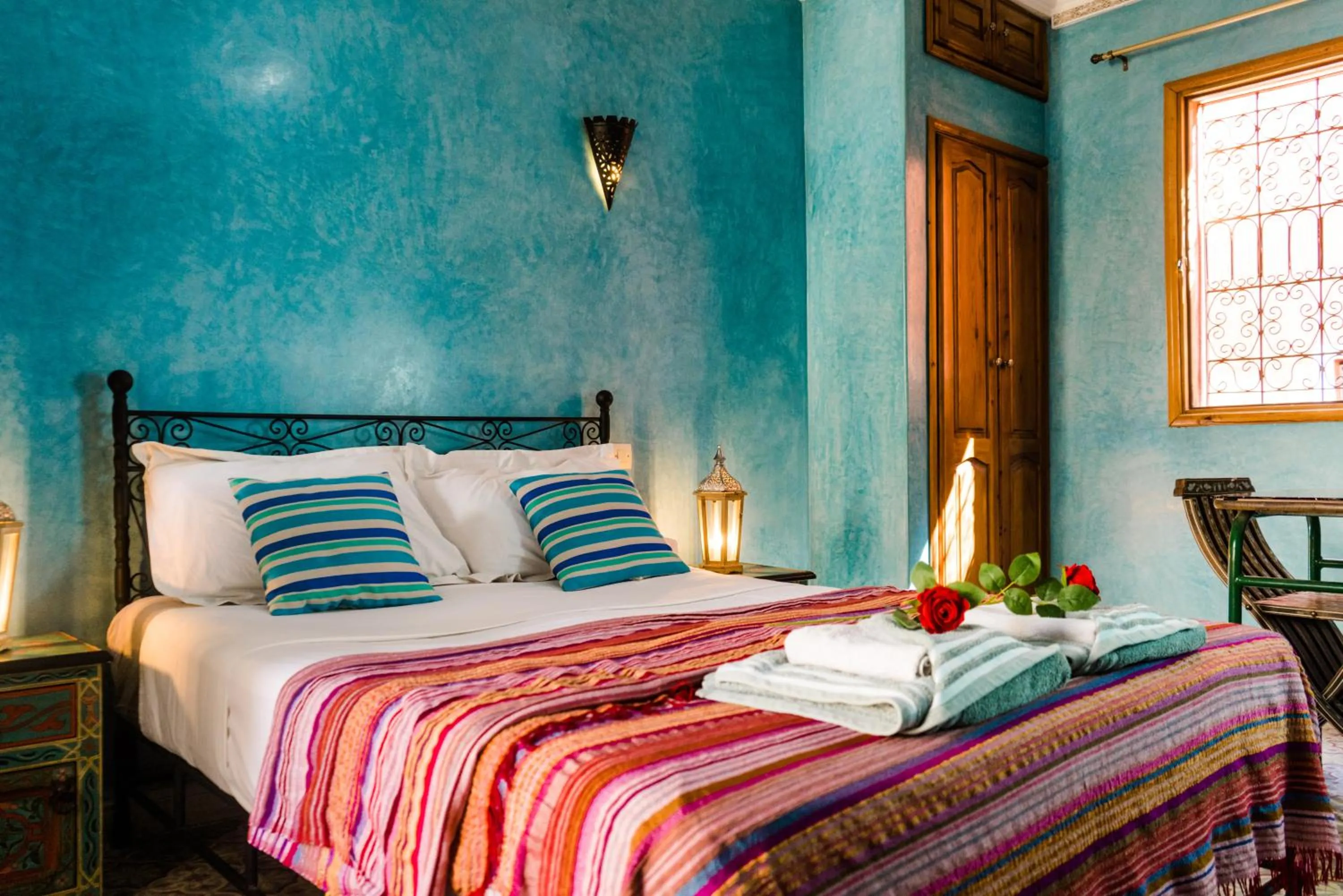 Photo of the whole room, Bed in Riad Bianca Marrakech