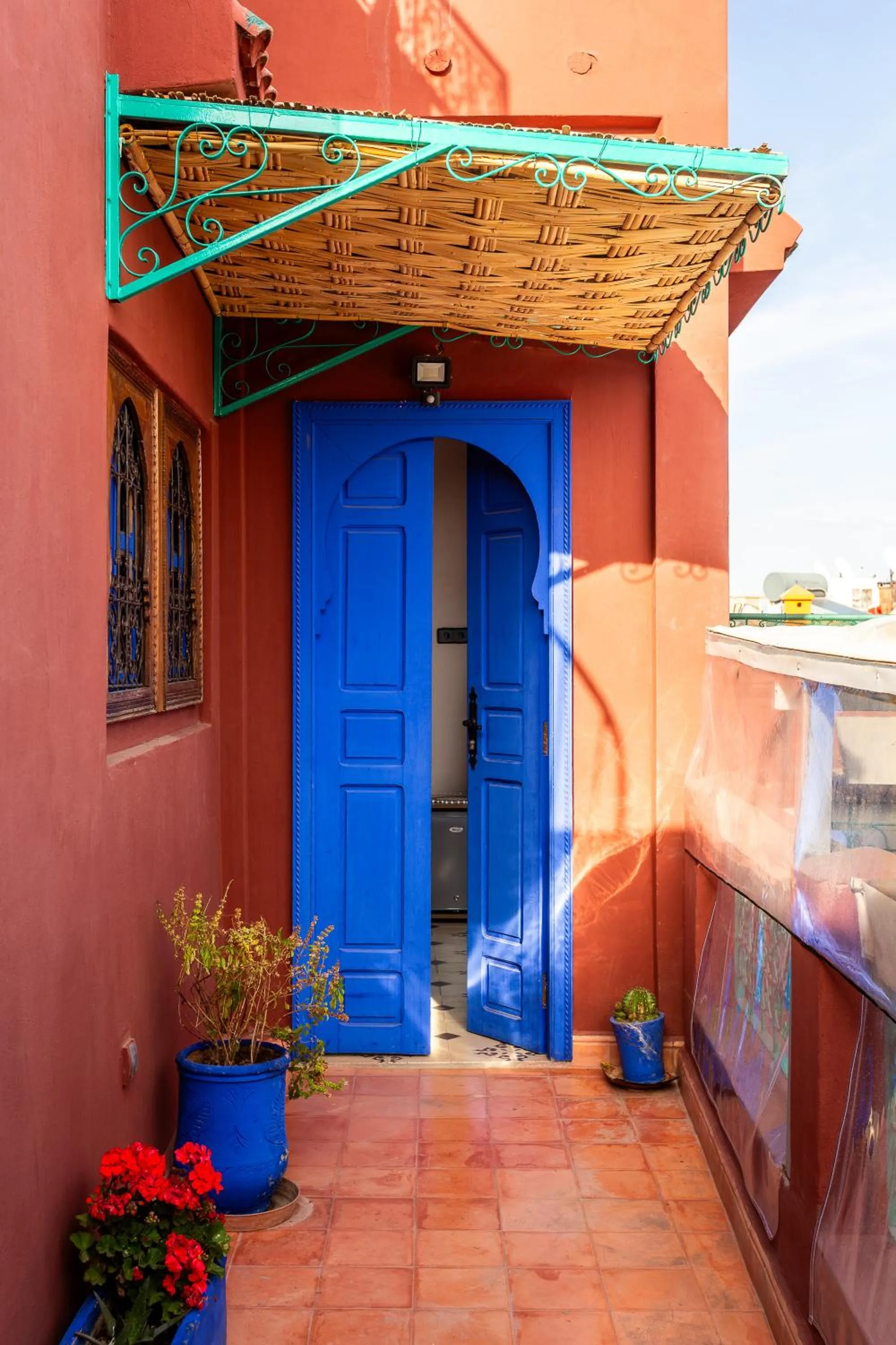 Facade/entrance in Riad Bianca Marrakech