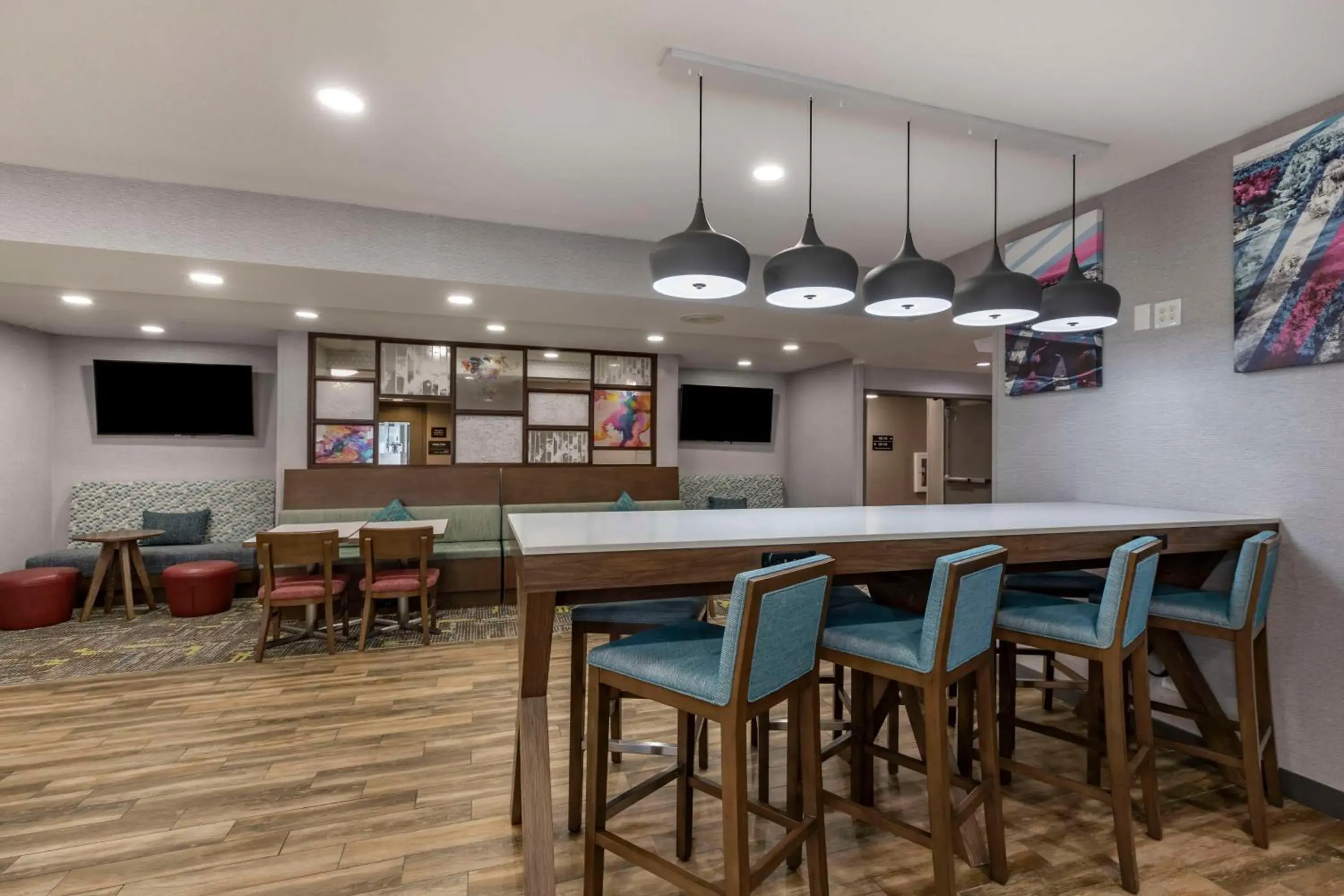 Lobby or reception in Hampton Inn Fort Collins Lobby or reception in Hampton Inn Fort Collins