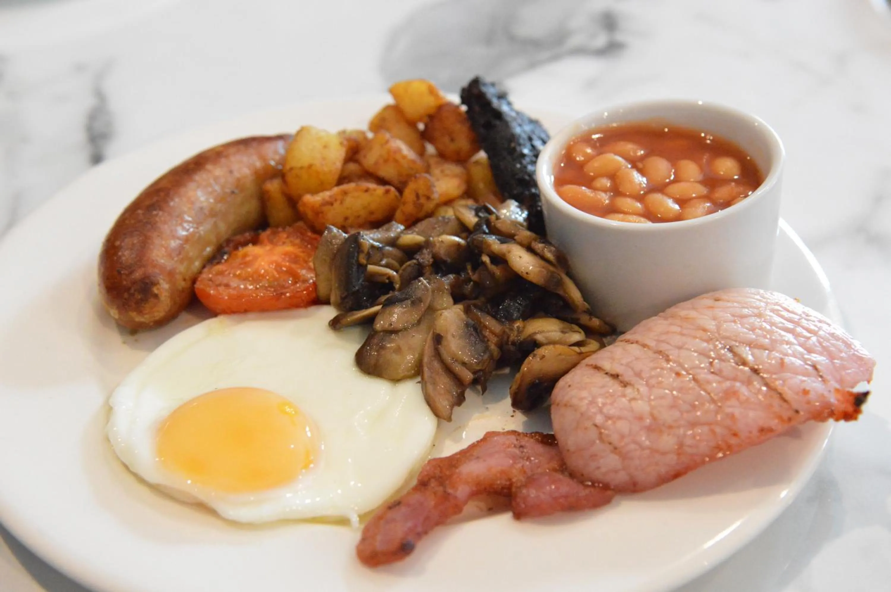 English/Irish breakfast in Bingham Townhouse Hotel