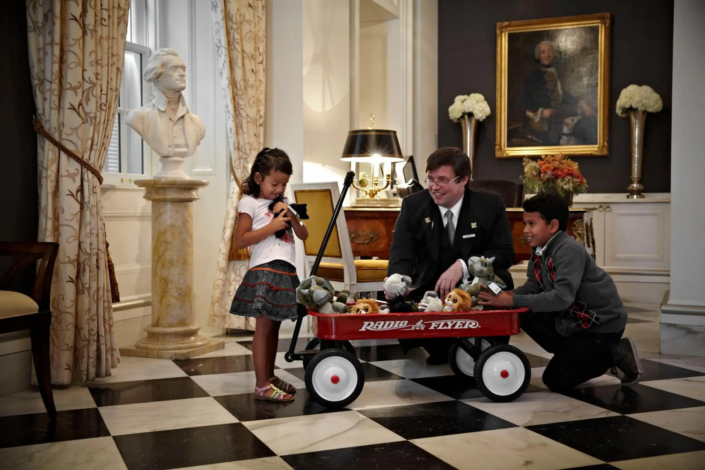 Lobby or reception in The Jefferson Hotel Lobby or reception in The Jefferson Hotel