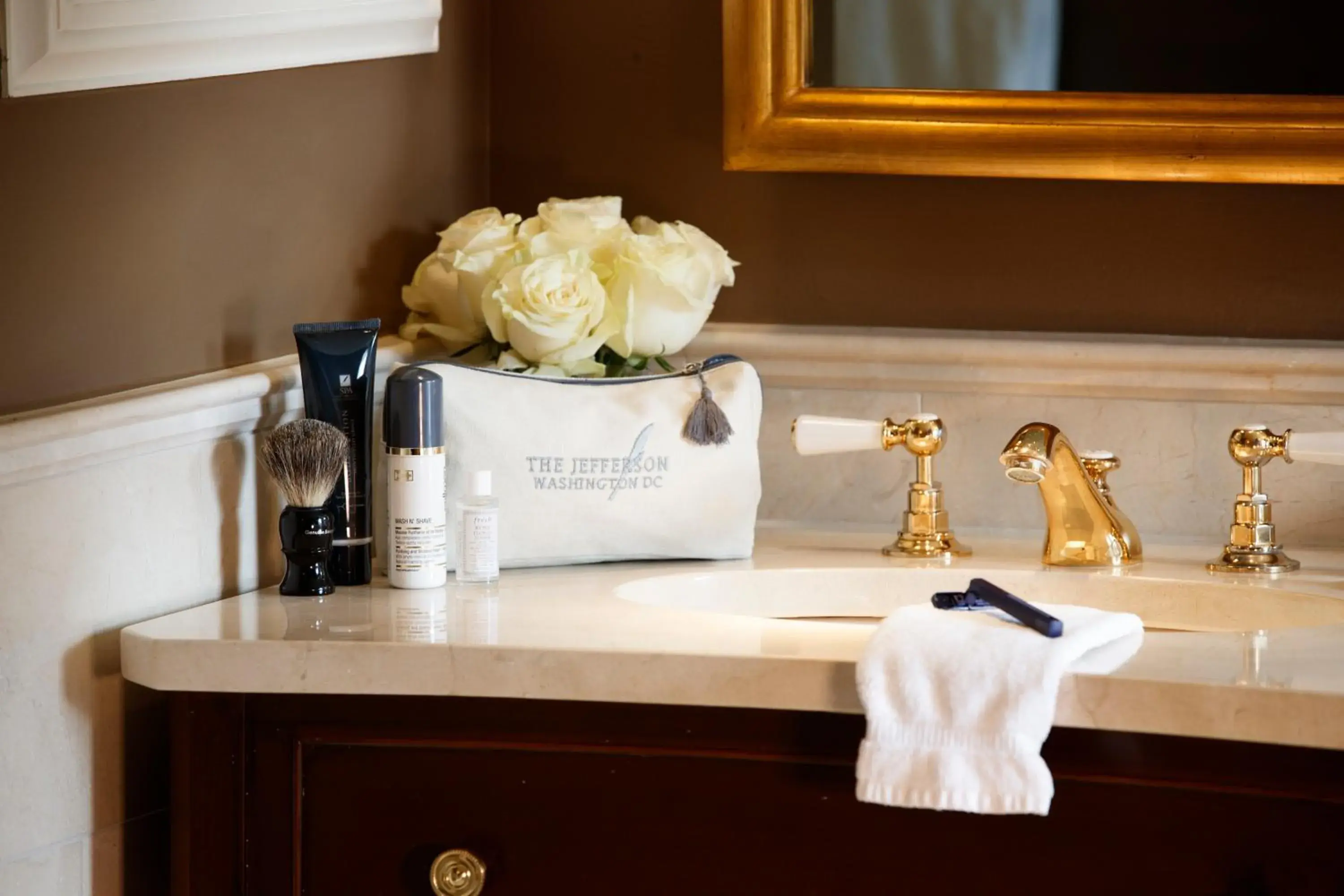 Bathroom in The Jefferson Hotel Bathroom in The Jefferson Hotel