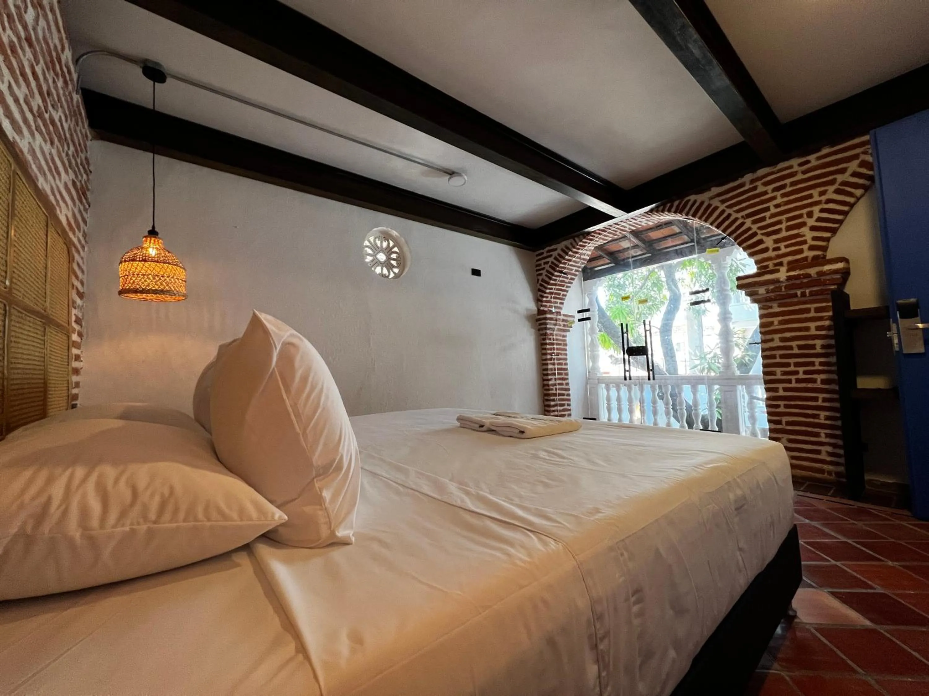 Bedroom, Bed in Hotel Casa Baluarte