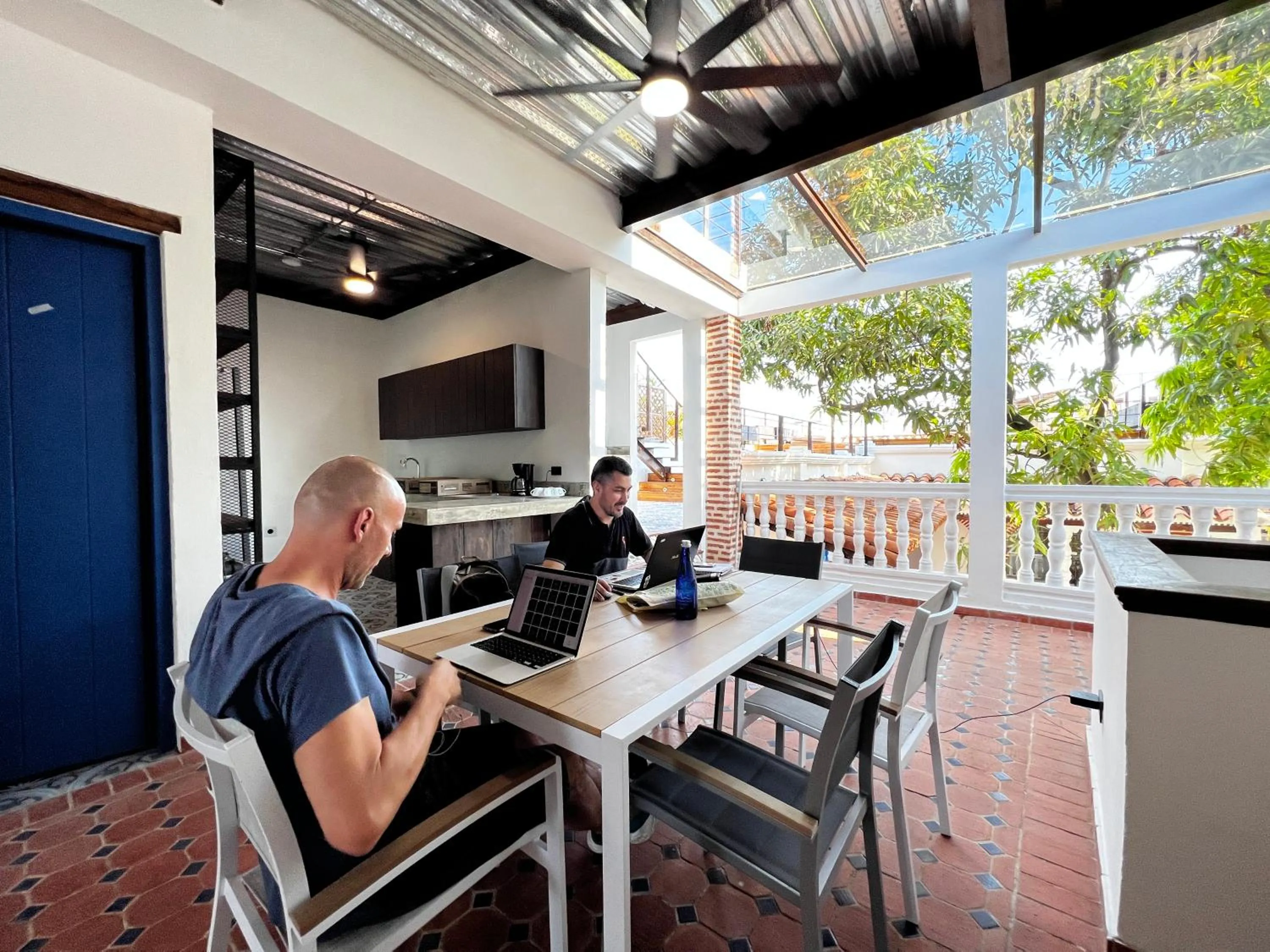 Dining area in Hotel Casa Baluarte
