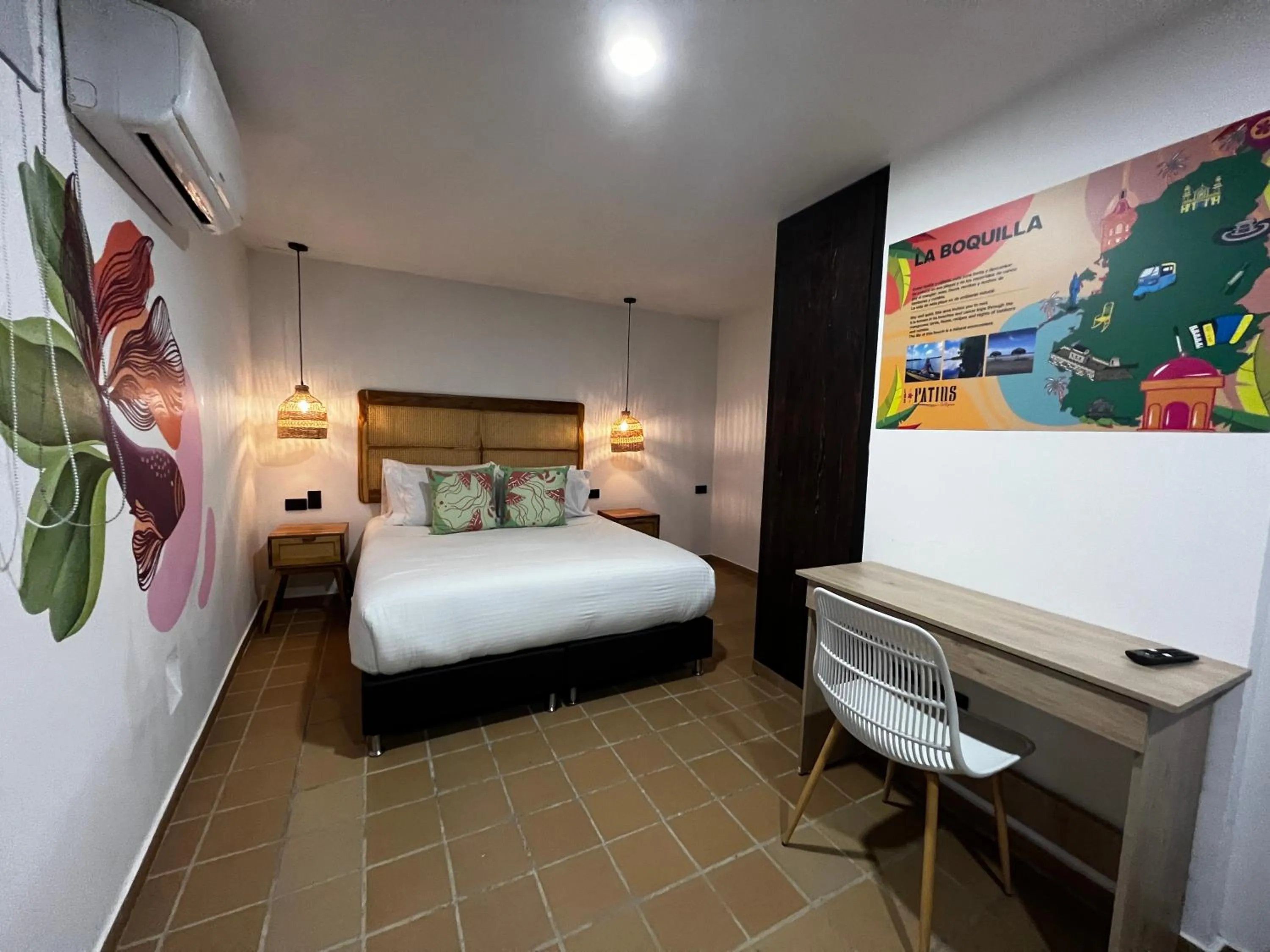 Bed in Hotel Casa Baluarte