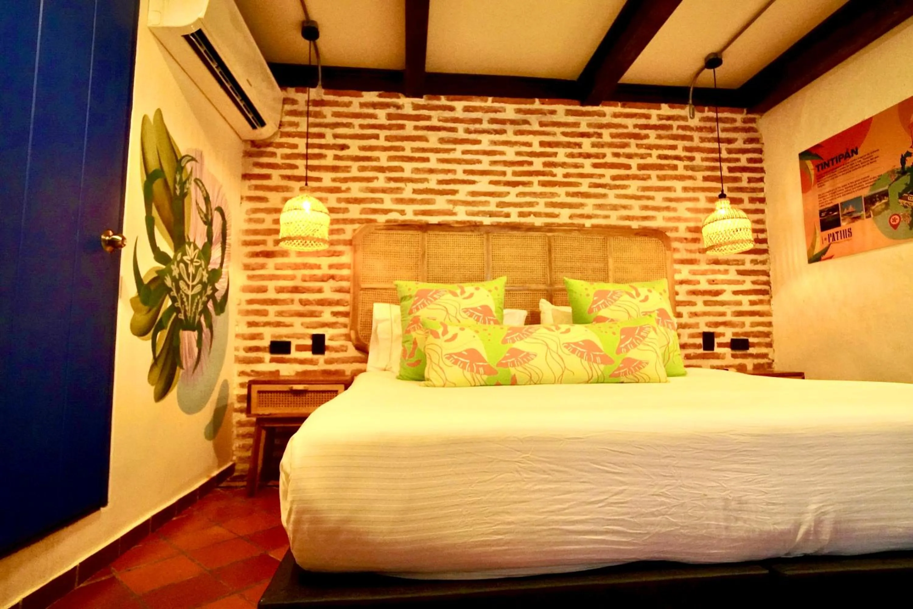 Bed in Hotel Casa Baluarte