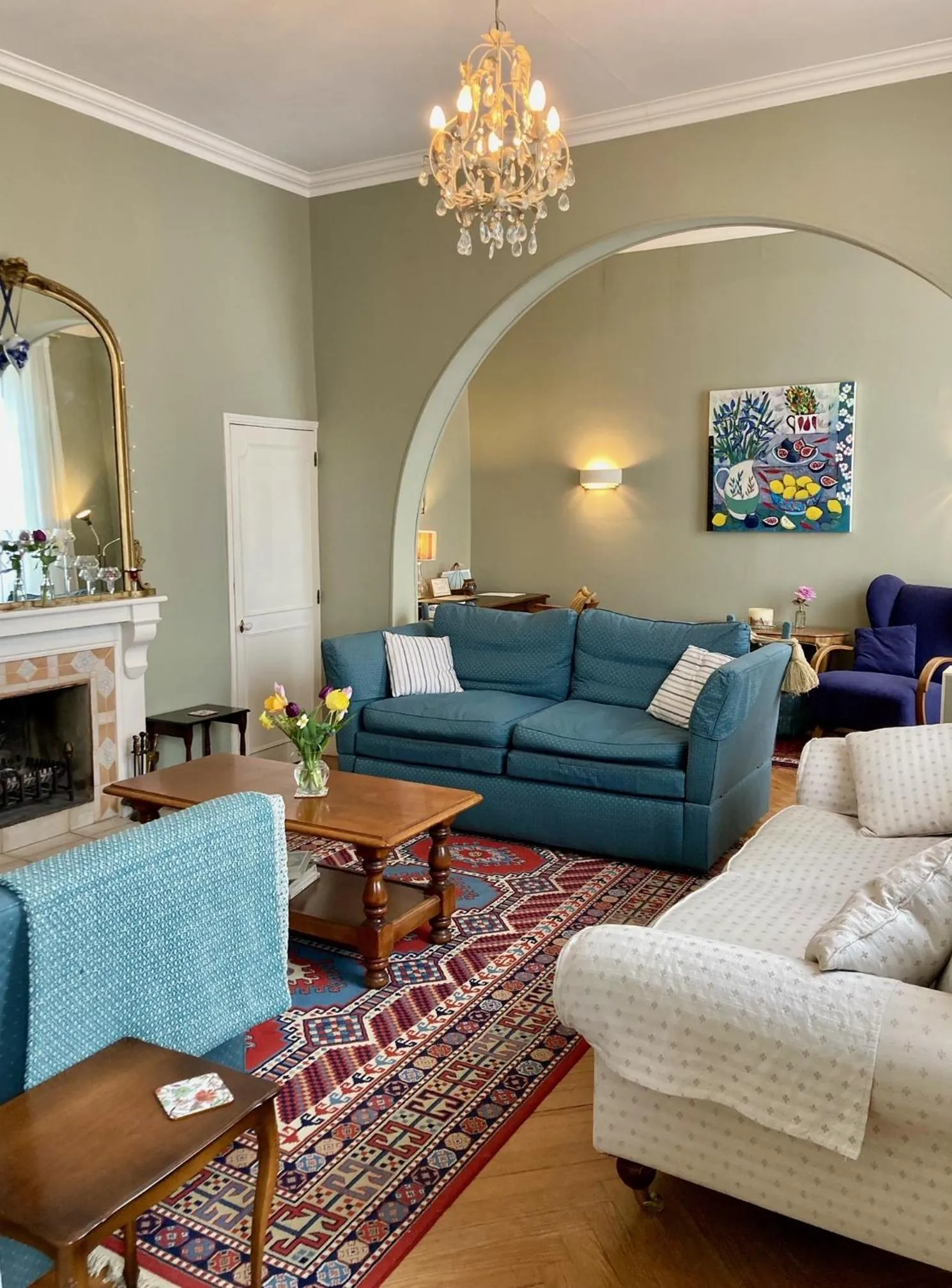 Living room in Le Petit Cochon