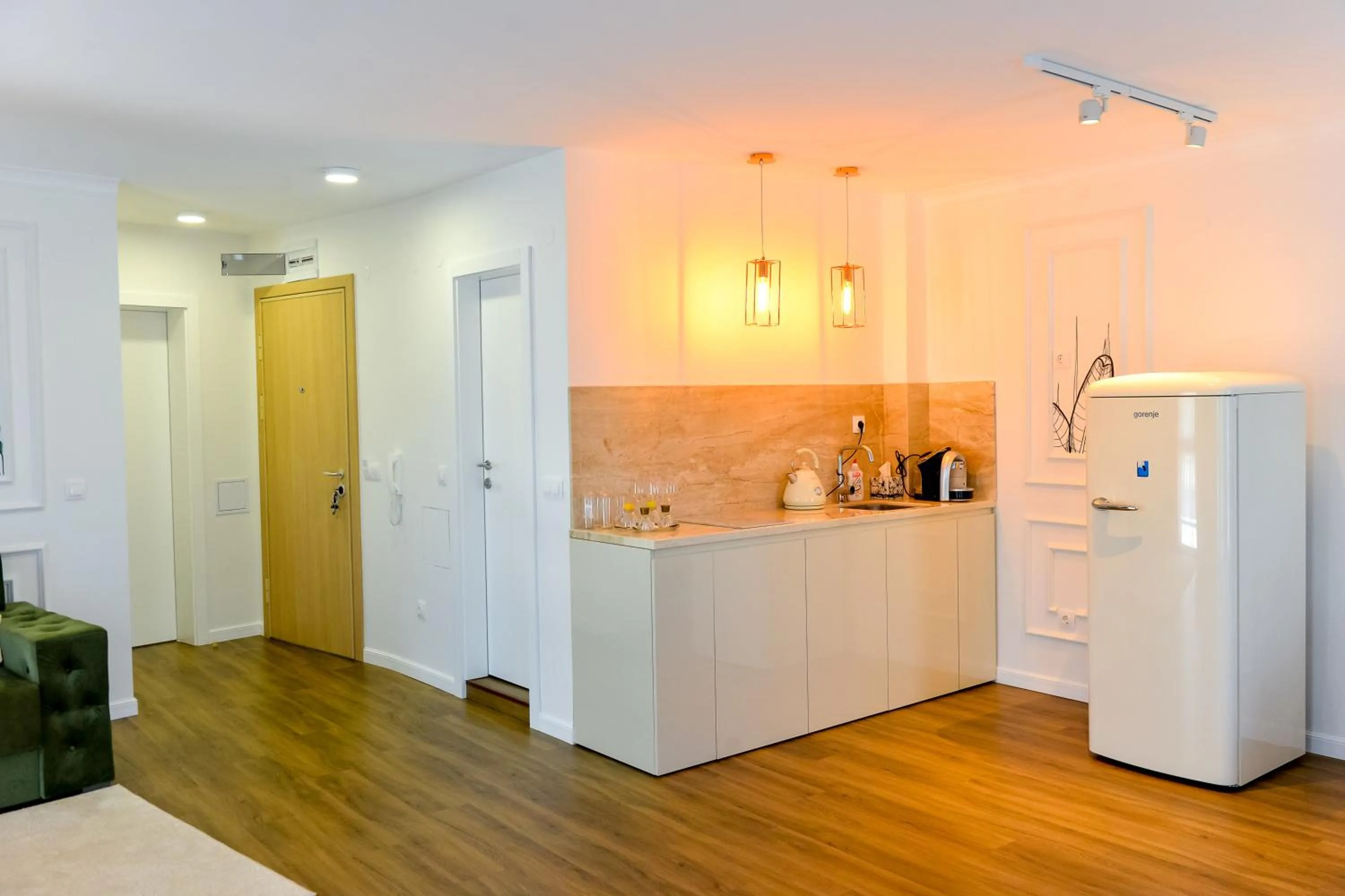 Kitchen or kitchenette in Boutique Apartments Blagoevgrad