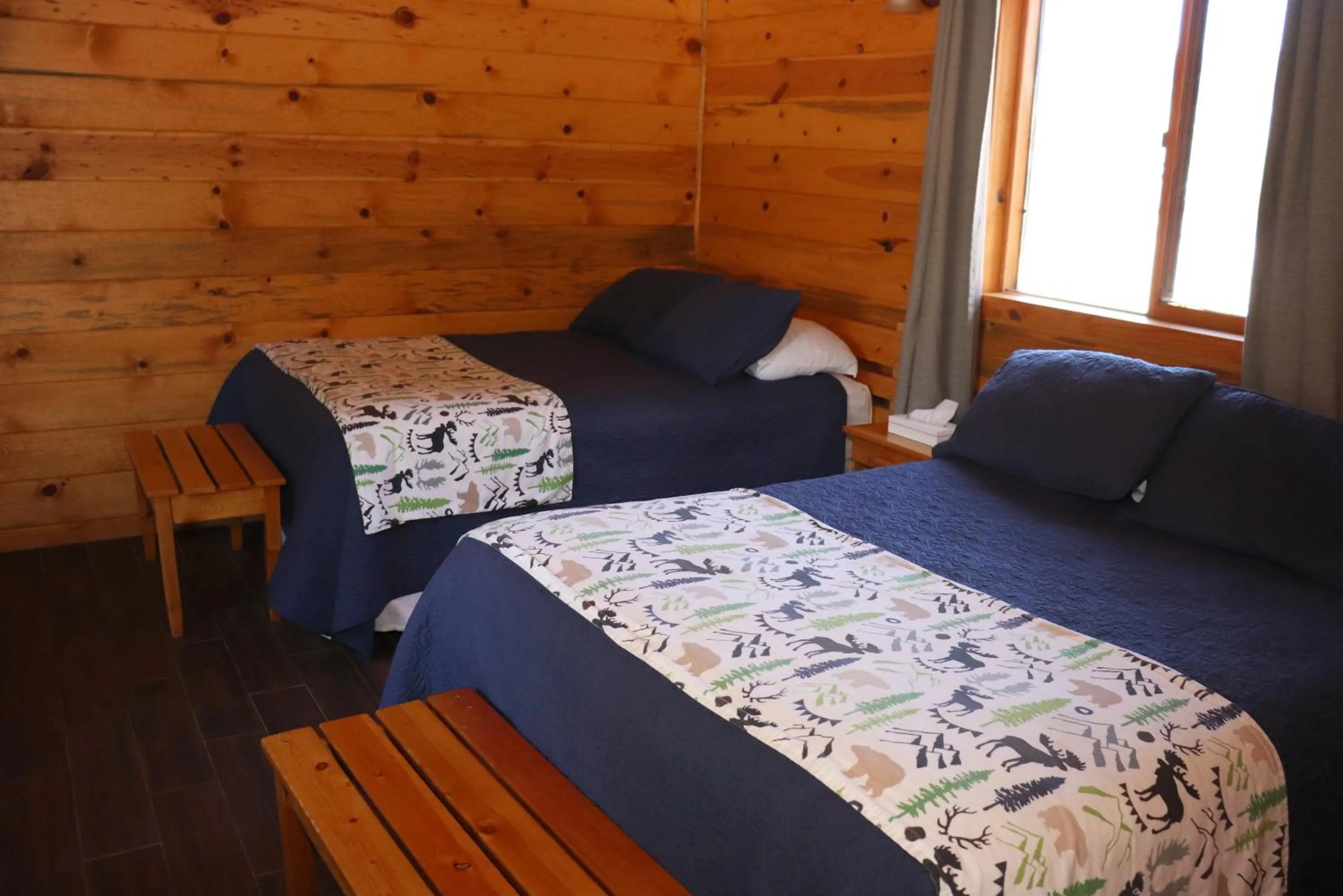 Bed in Yellowstone Valley Inn