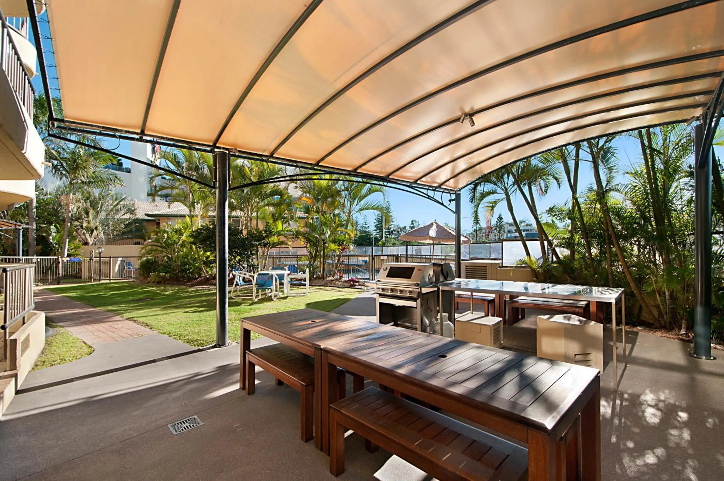 BBQ facilities in Voyager Resort