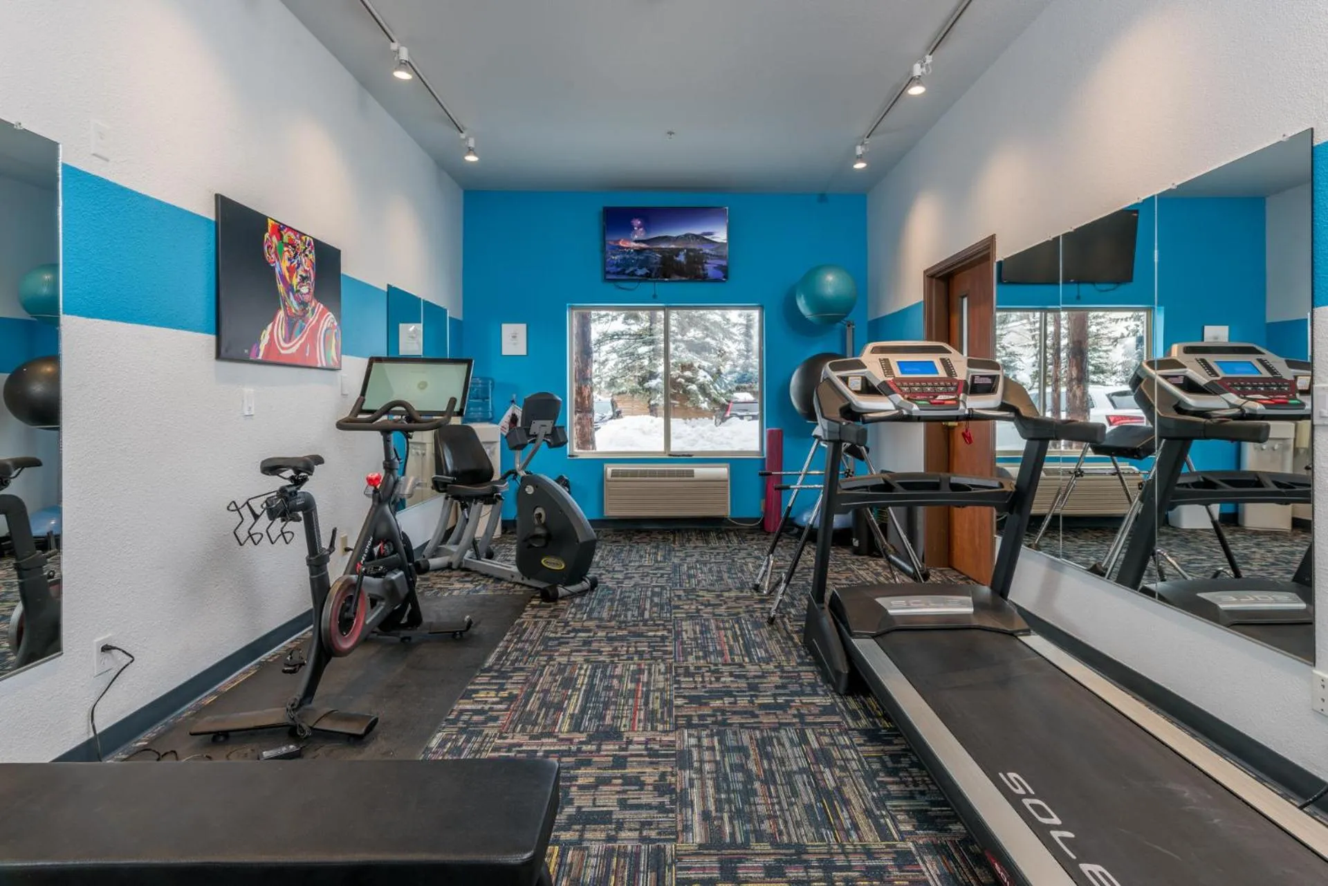 Fitness centre/facilities in Wood River Inn & Suite
