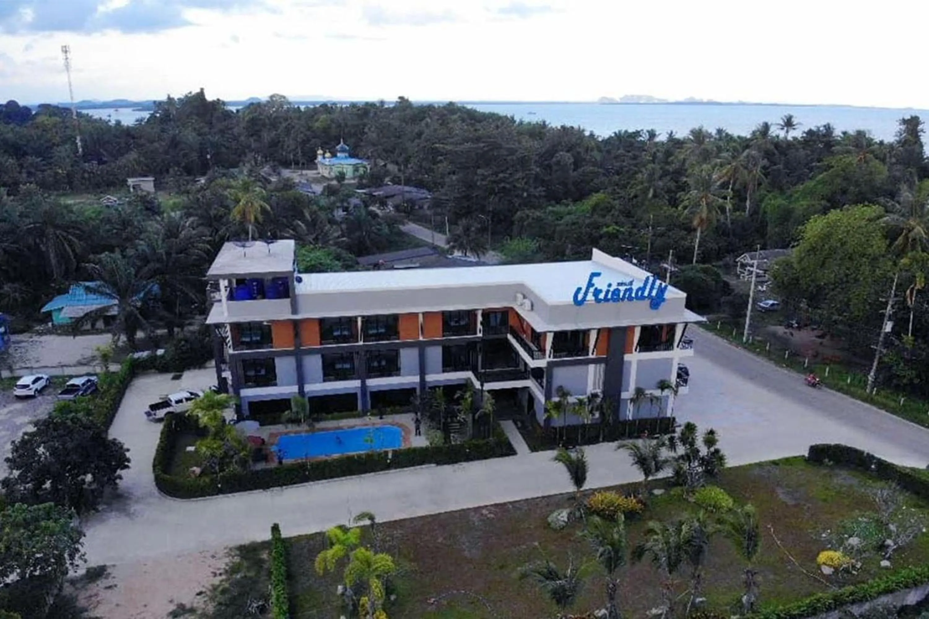 Property building in Friendly Hotel Krabi