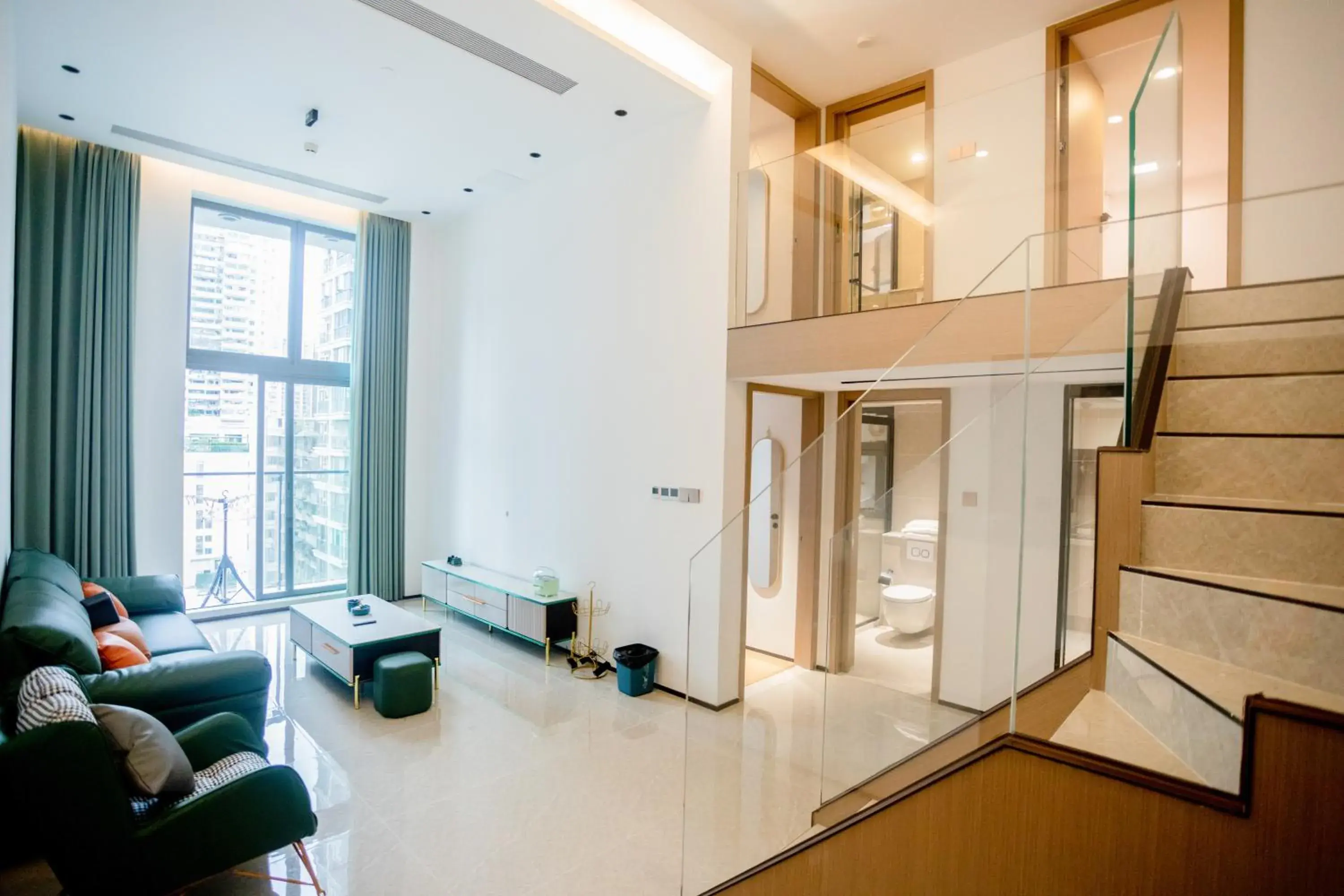 Living room in Sunny International Apartment From Beijing Road Living room in Sunny International Apartment From Beijing Road