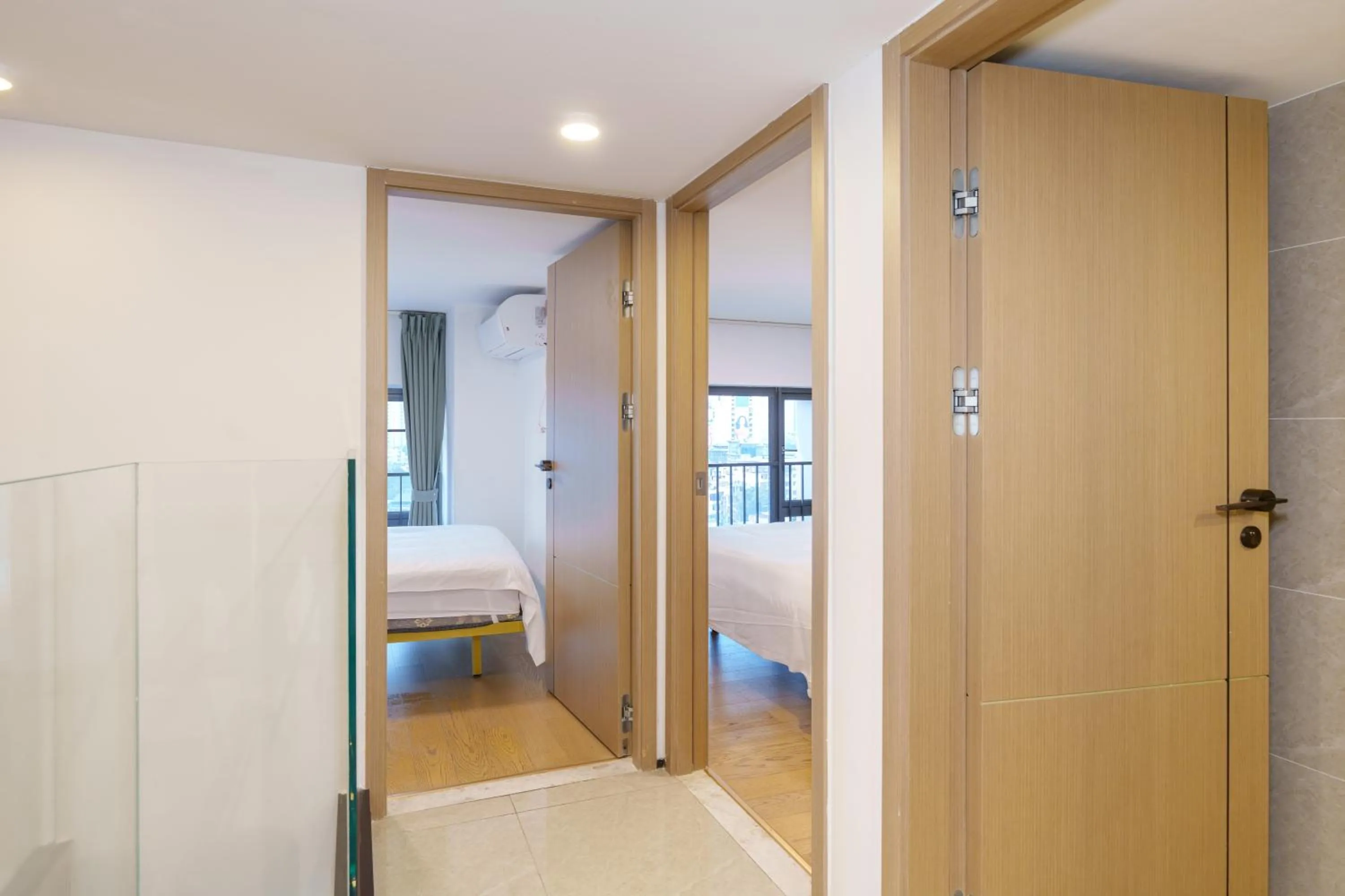 Bedroom, Bed in Sunny International Apartment From Beijing Road