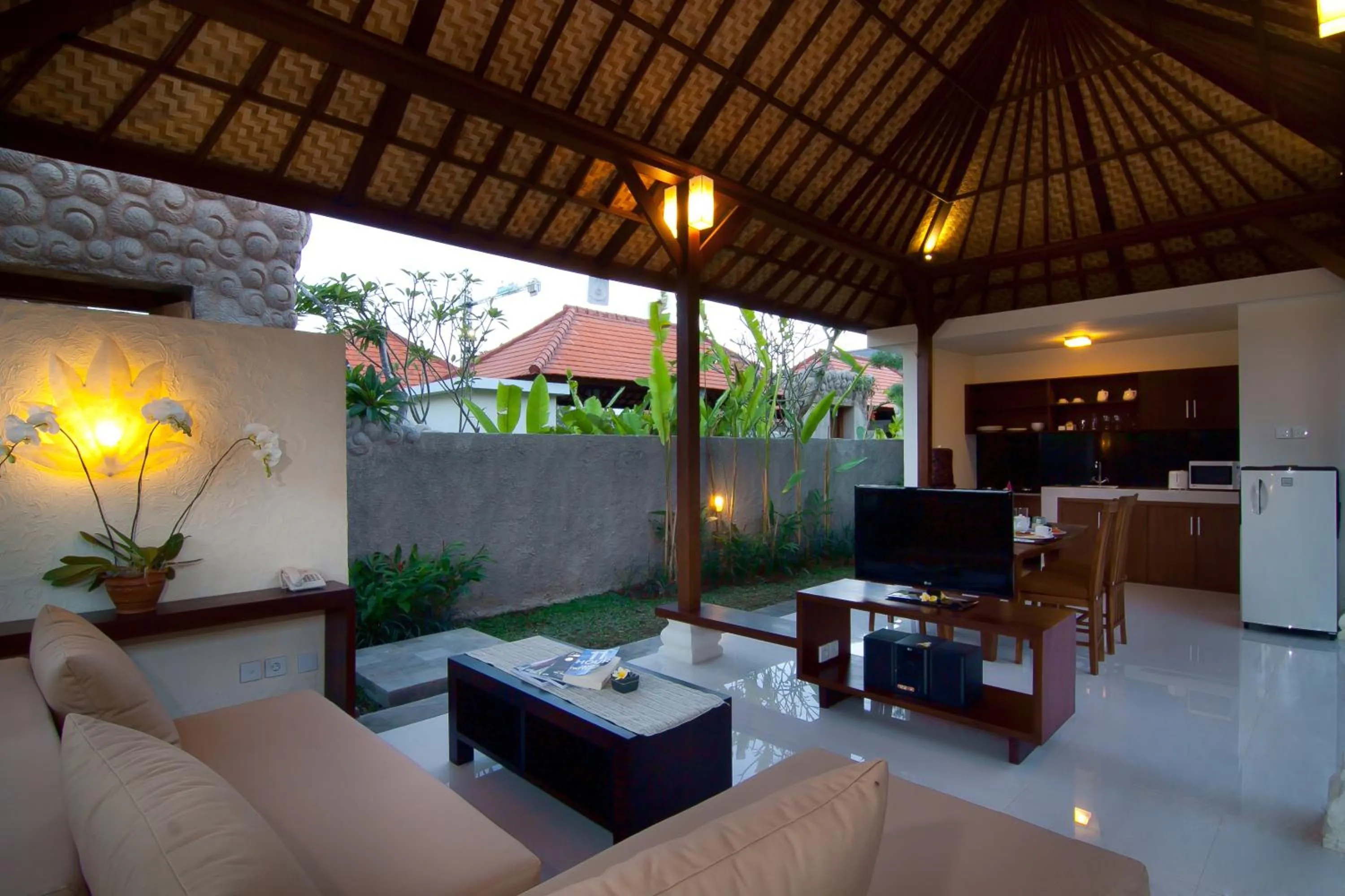 Living room in The Awan Villas Seminyak