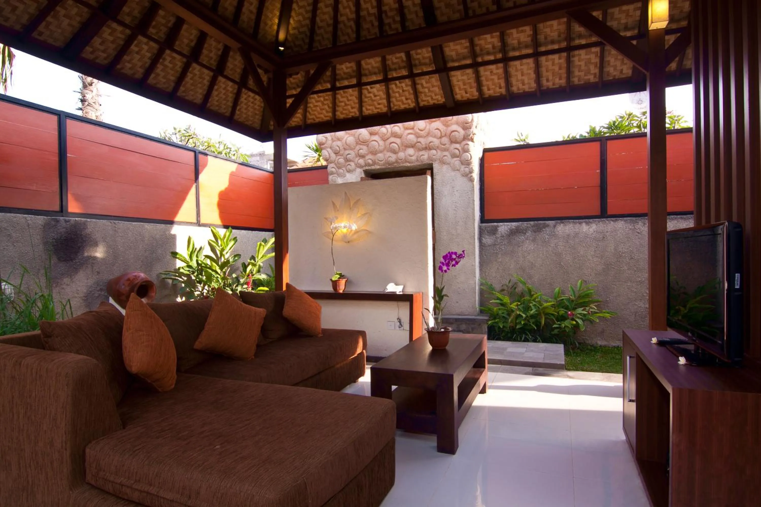 Living room in The Awan Villas Seminyak