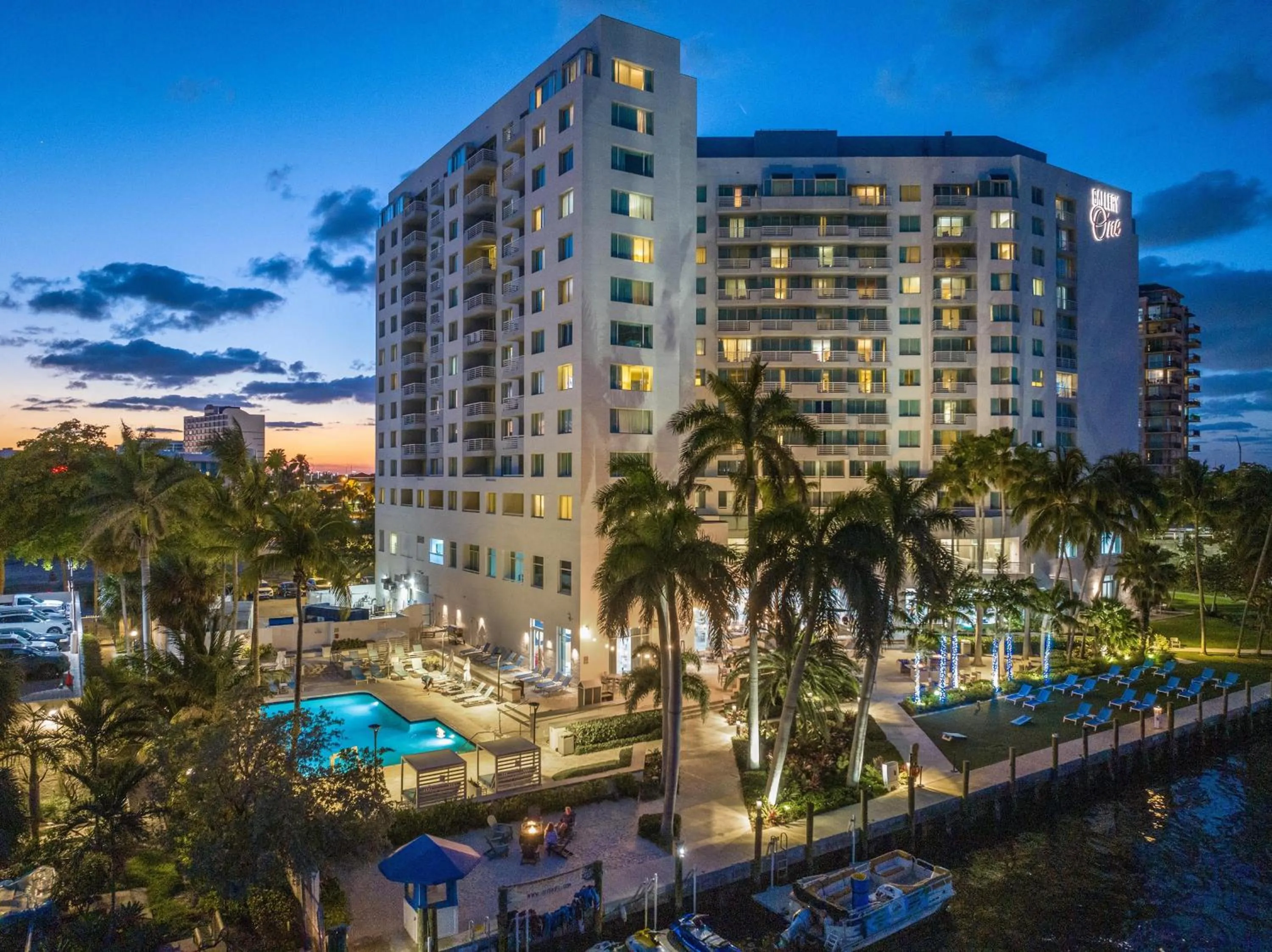 Property building in GALLERY One - A DoubleTree Suites by Hilton Hotel