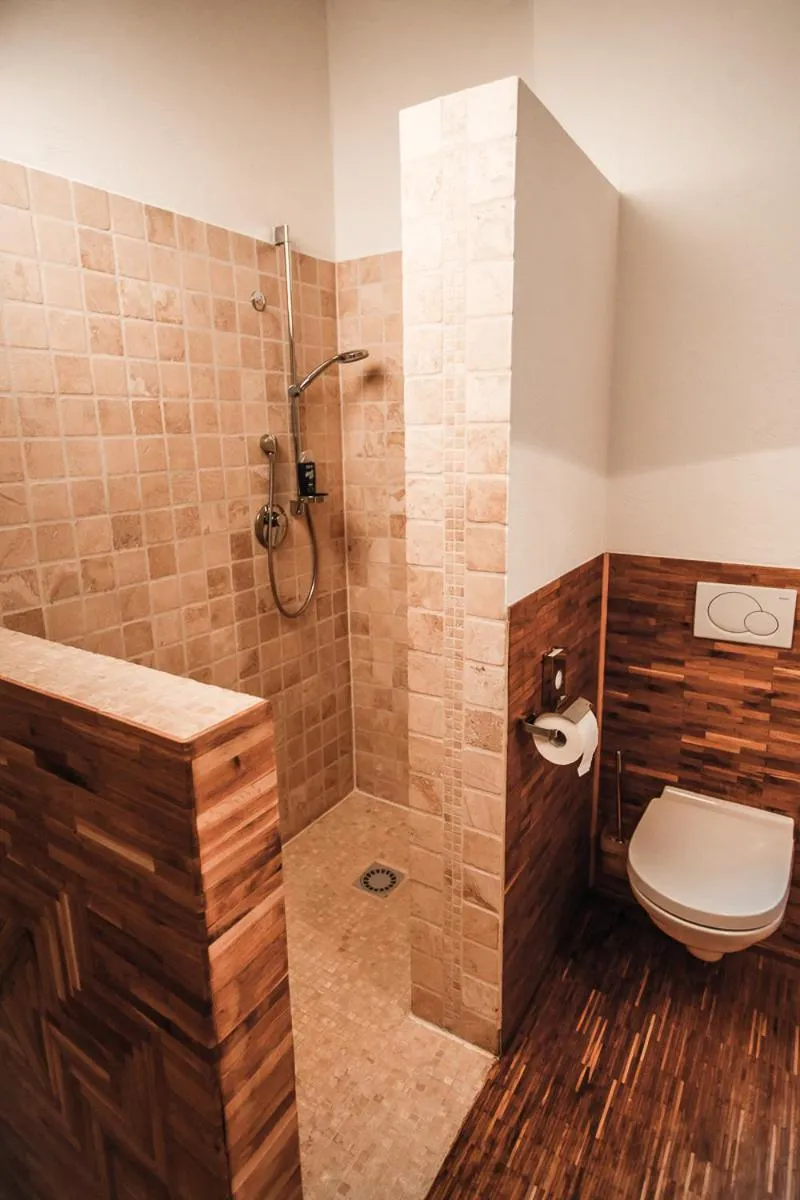 Bathroom in Landhotel Kahltalmühle