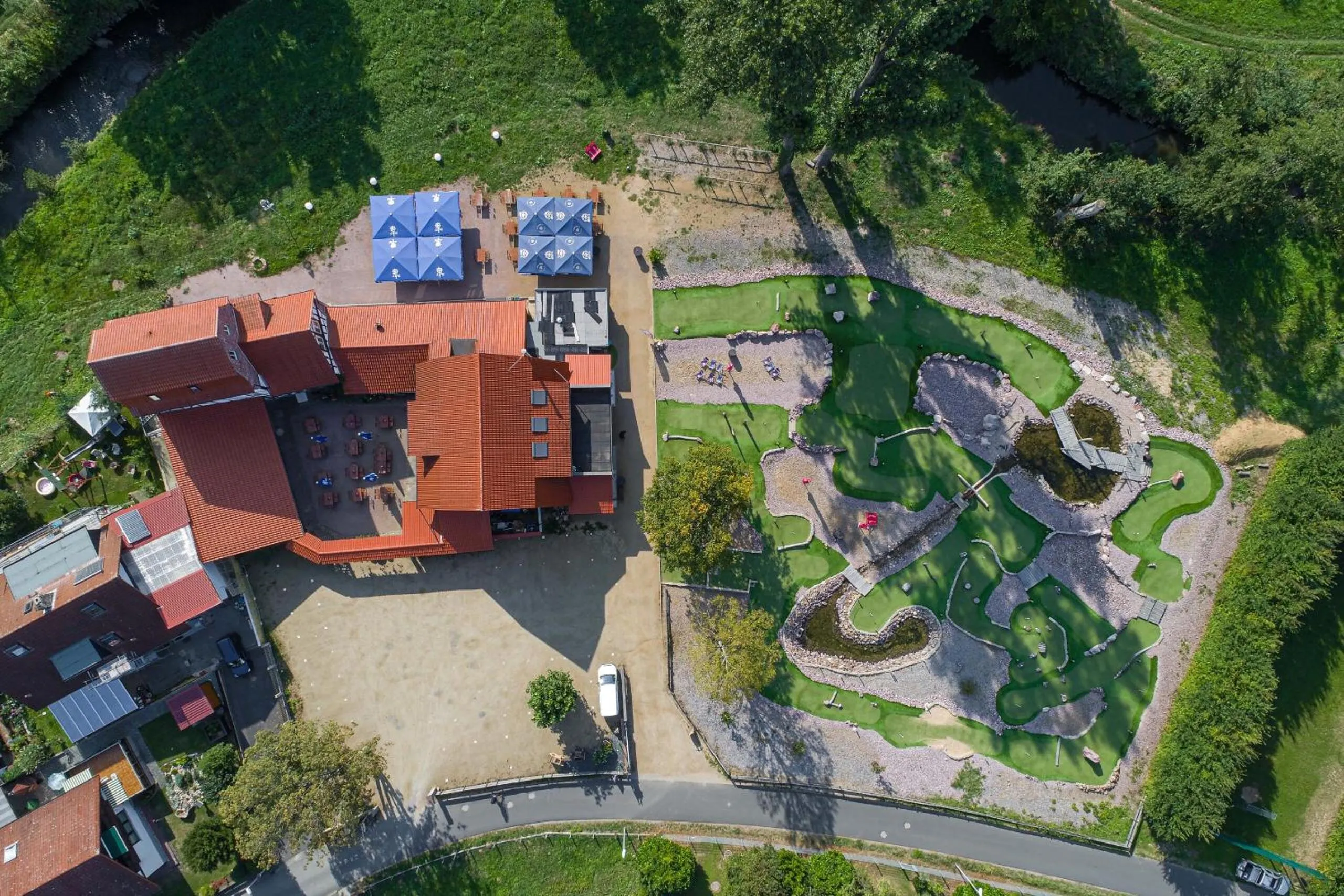Garden in Landhotel Kahltalmühle