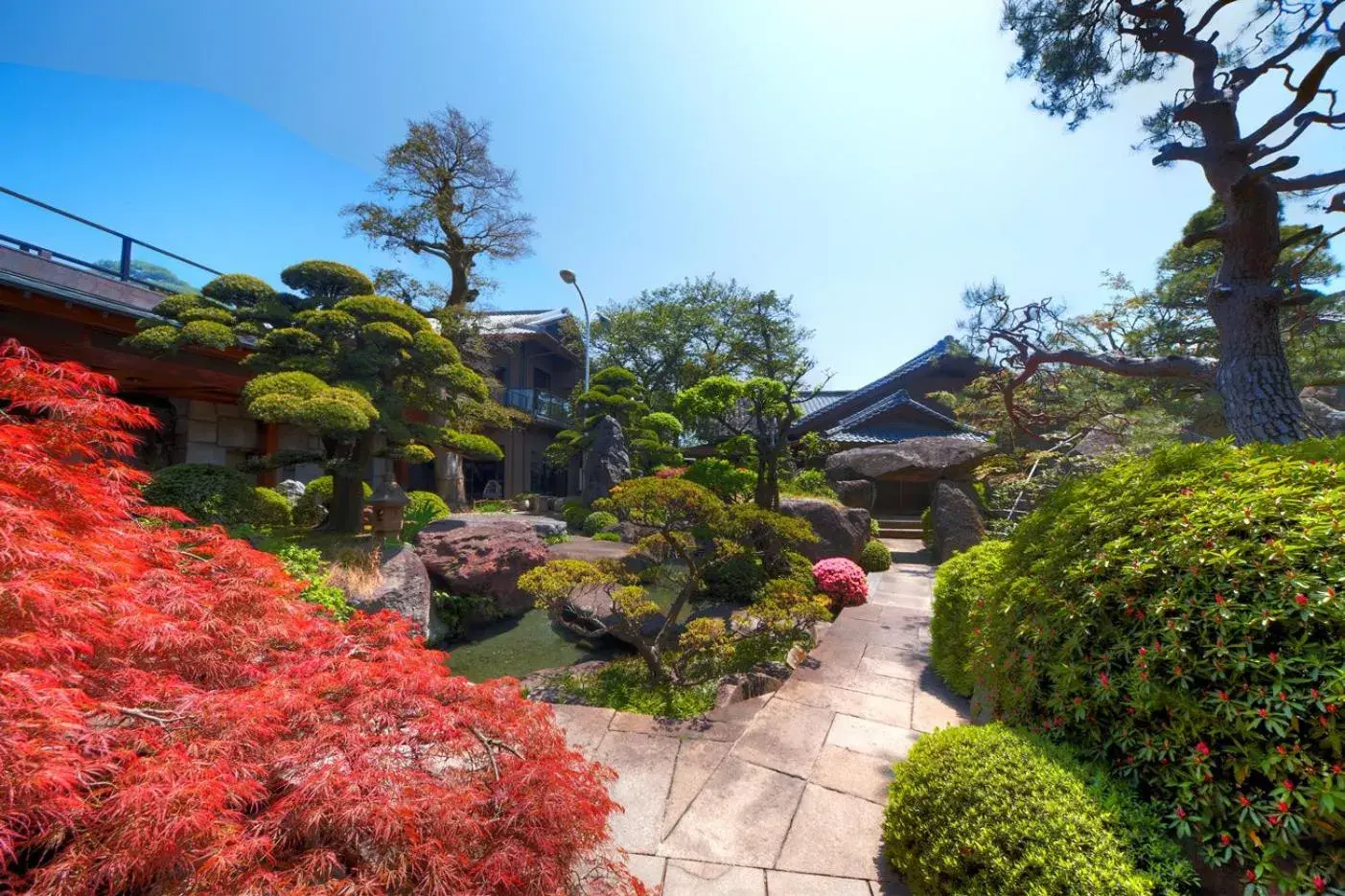 Property building in Beautiful Japanese Garden Kagetsu Property building in Beautiful Japanese Garden Kagetsu